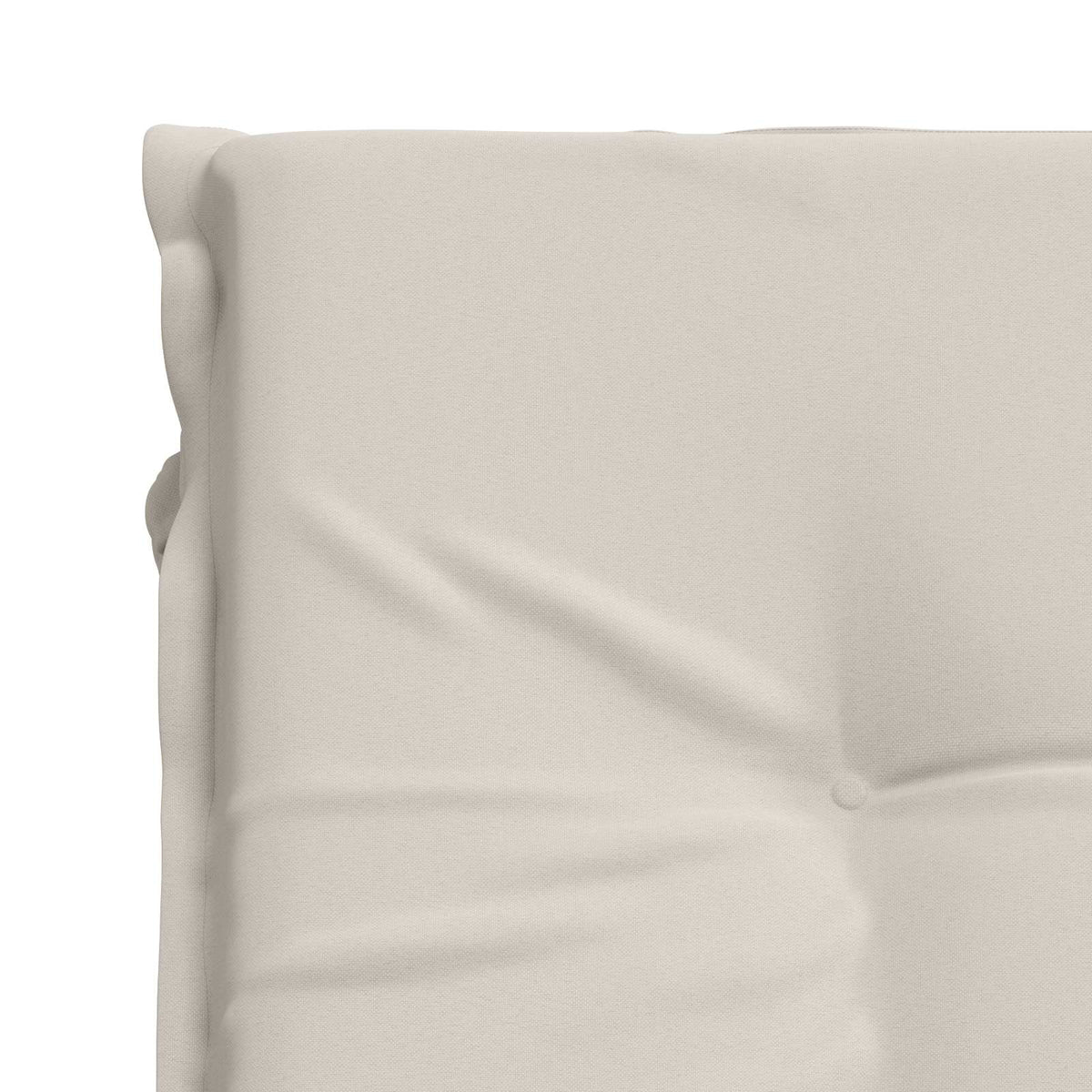 Sunlounger Cushion GEMERT 100% Polyester White 190 x 50 x 9 cm