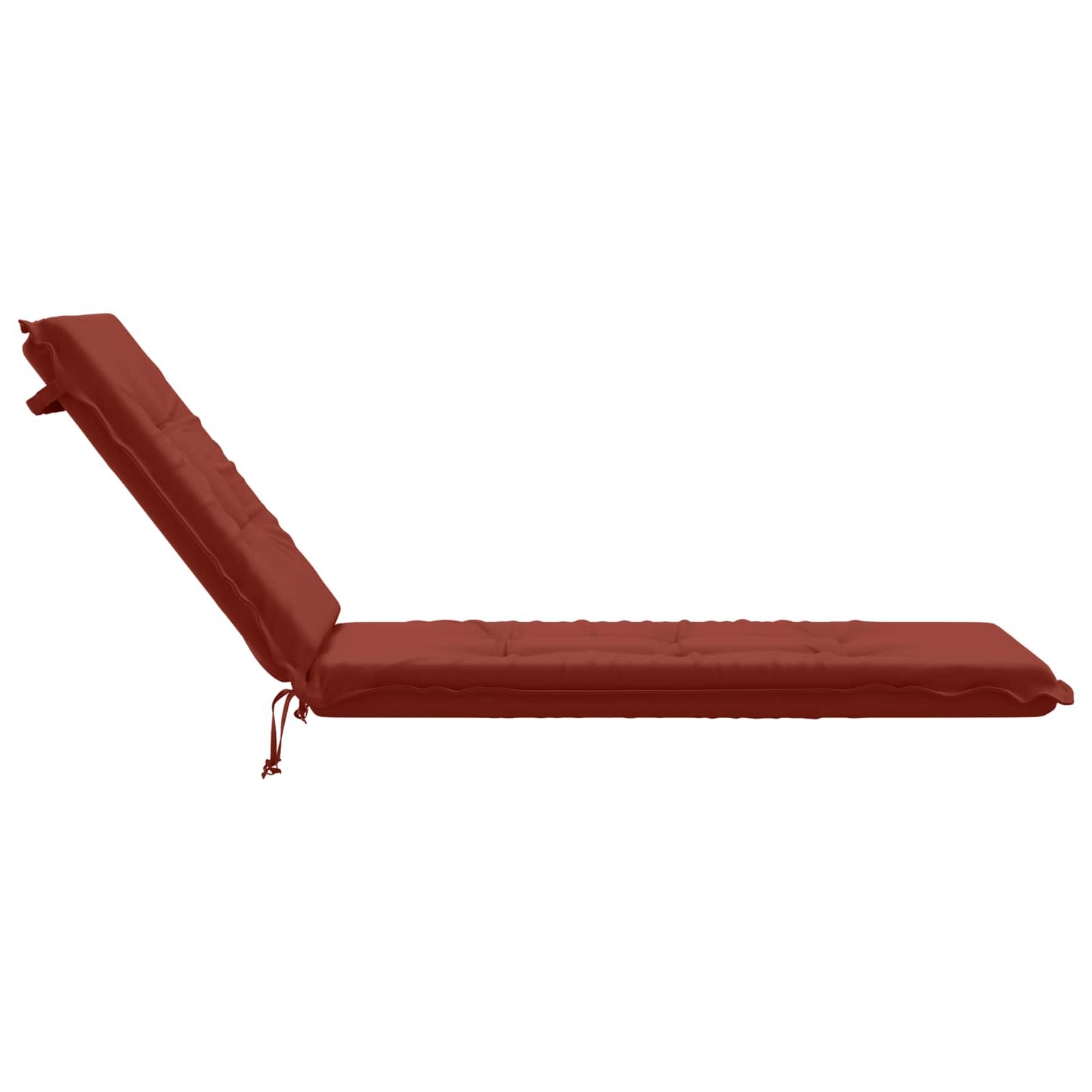 Sunlounger Cushion GEMERT 100% Polyester Red 190 x 50 x 9 cm