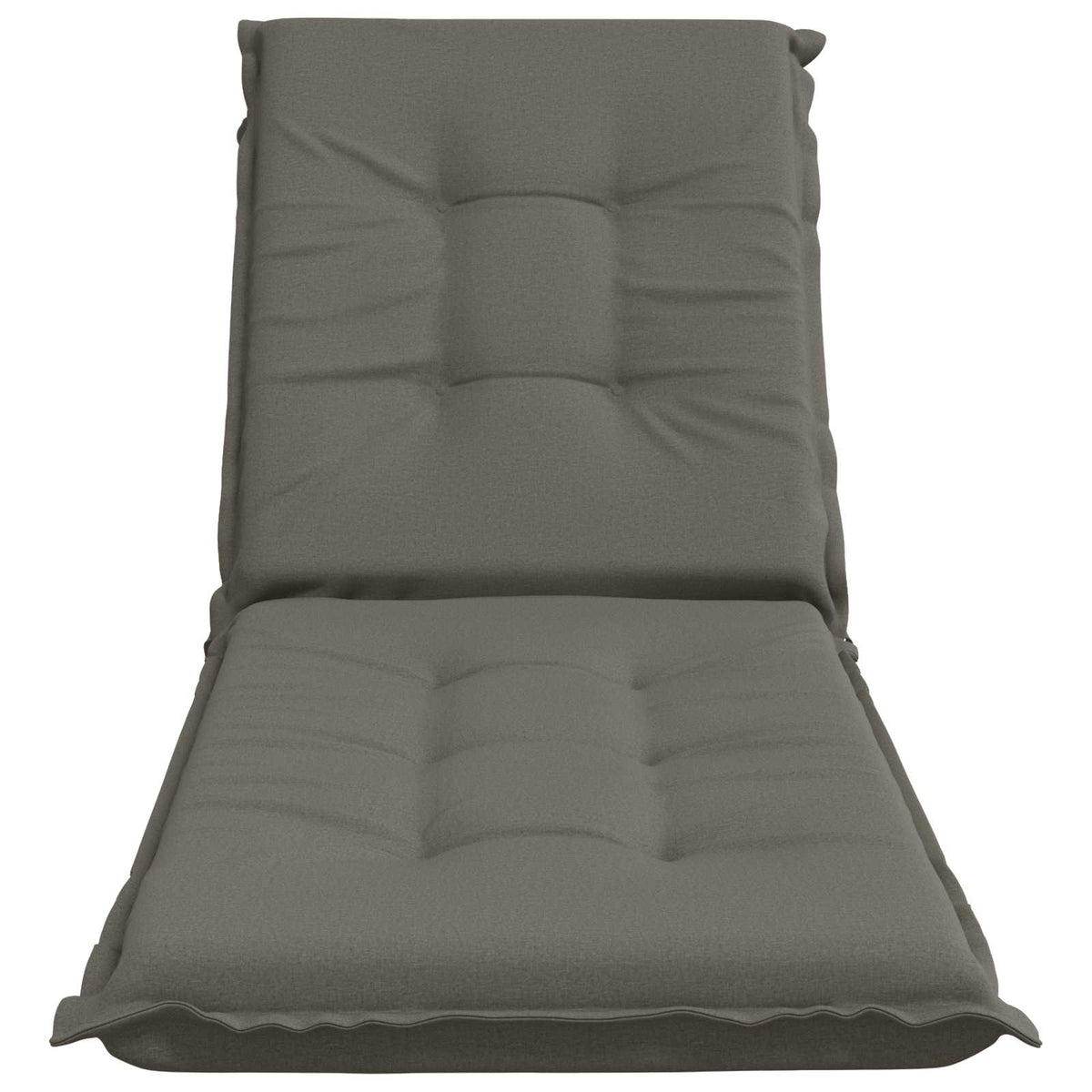 Sunlounger Cushion GEMERT 100% Polyester Grey 190 x 50 x 9 cm