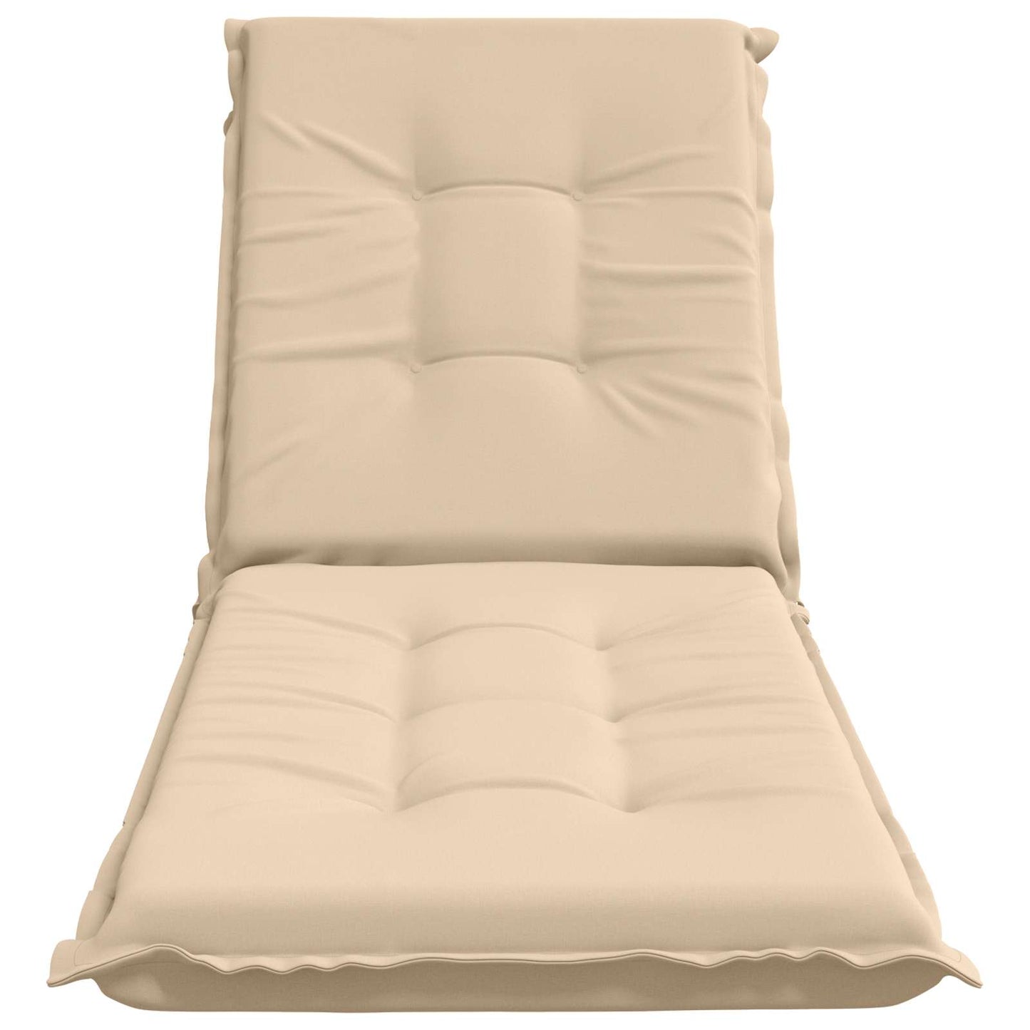 Sunlounger Cushion GEMERT 100% Polyester Cream 190 x 50 x 9 cm