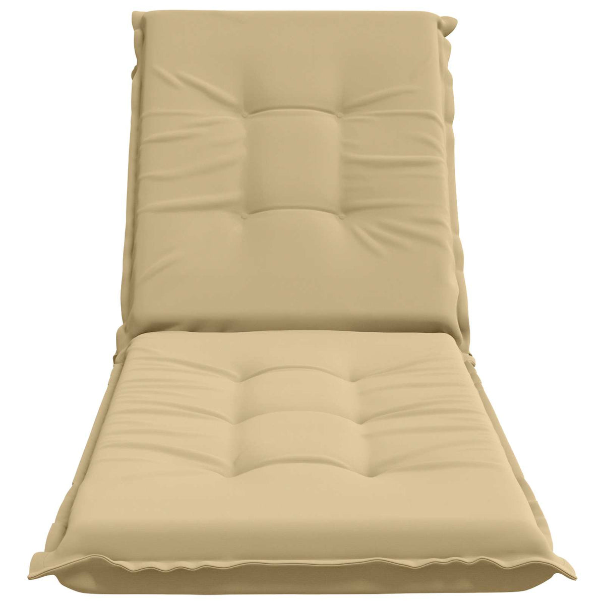 Sunlounger Cushion GEMERT 100% Polyester Beige 190 x 50 x 9 cm