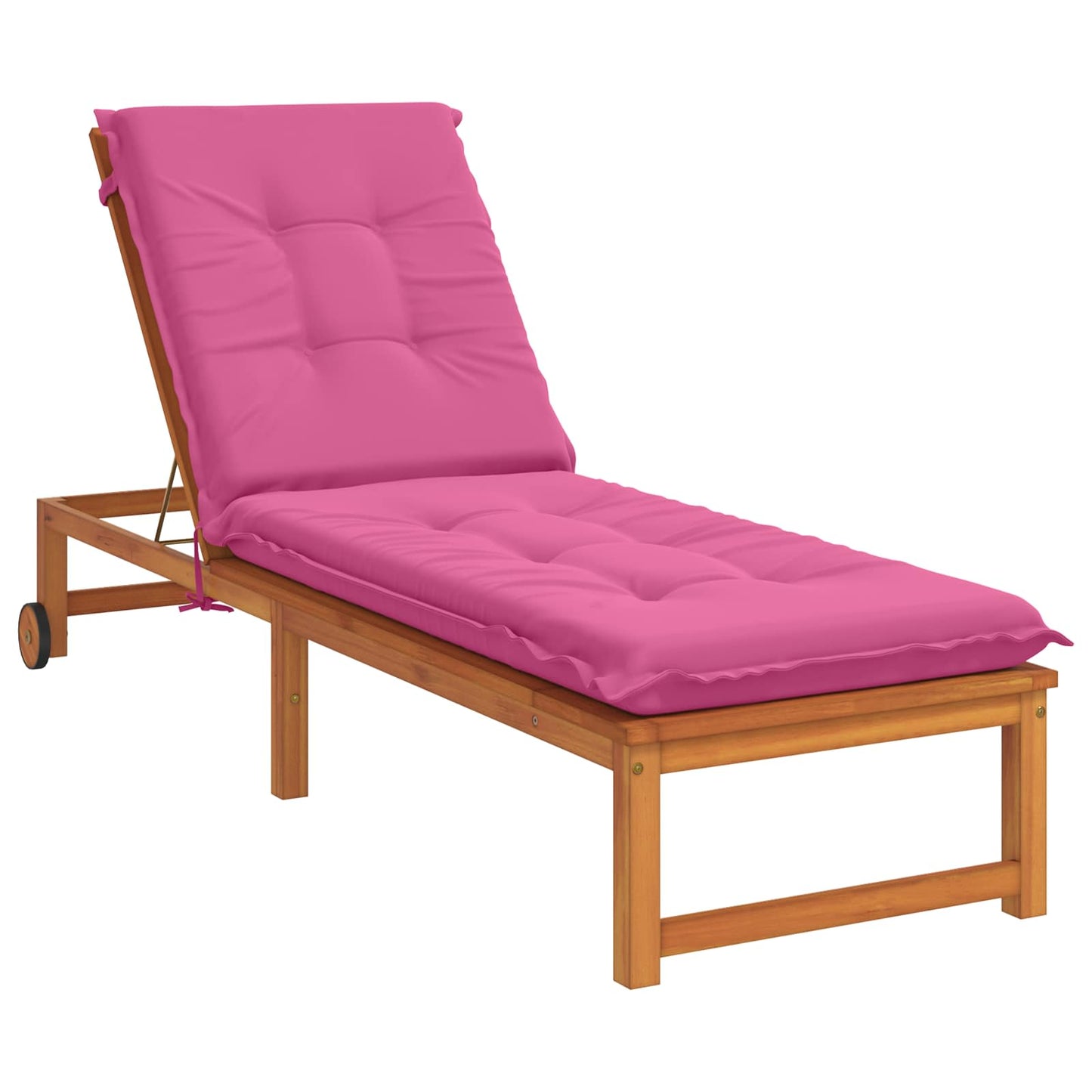 Sunlounger Cushion GEMERT 100% Polyester Pink 190 x 50 x 9 cm