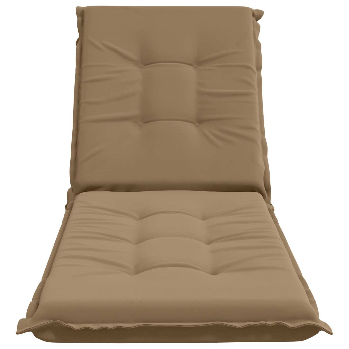 Sunlounger Cushion GEMERT 100% Polyester Taupe 190 x 50 x 9 cm