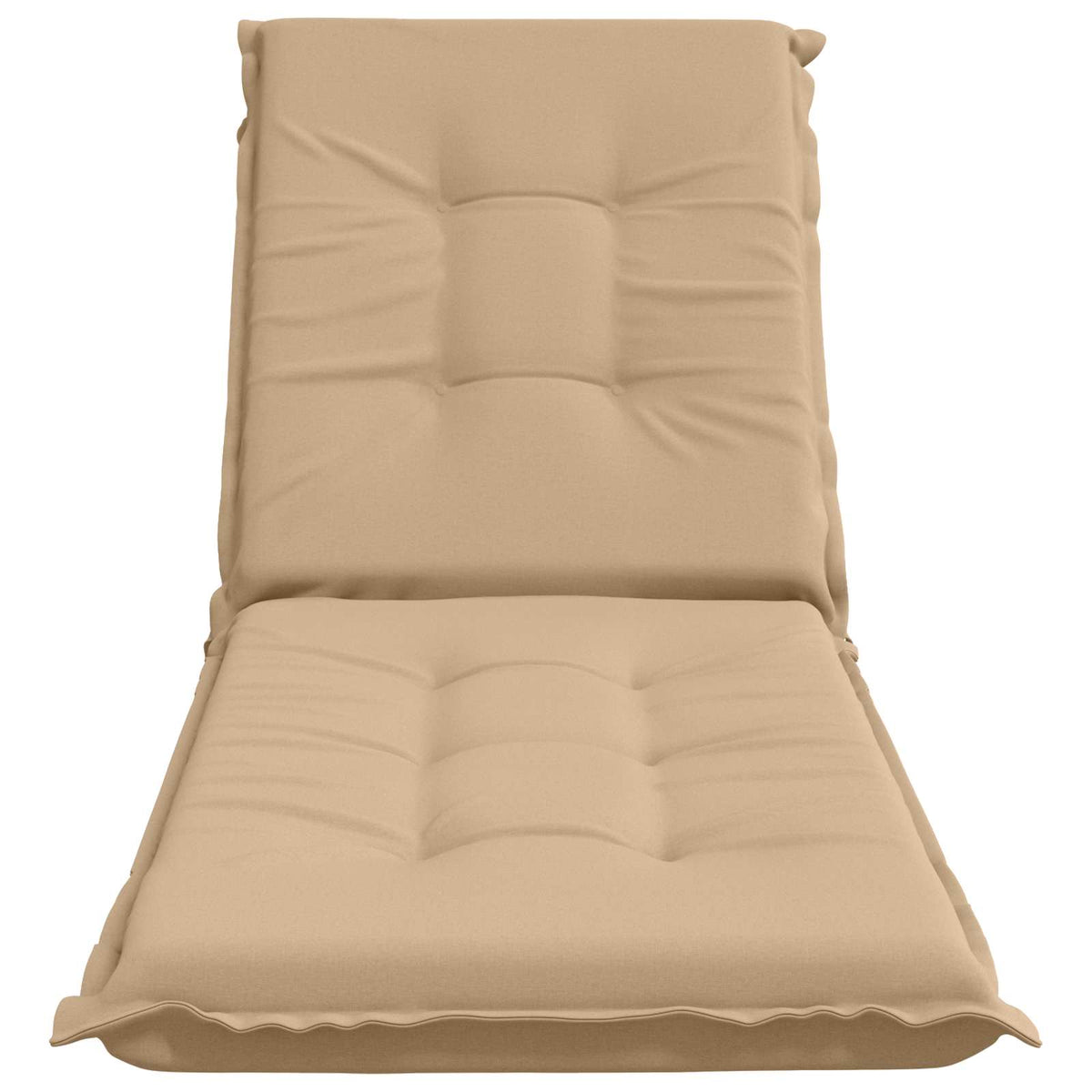 Sunlounger Cushion GEMERT 100% Polyester Sand 190 x 60 x 9 cm