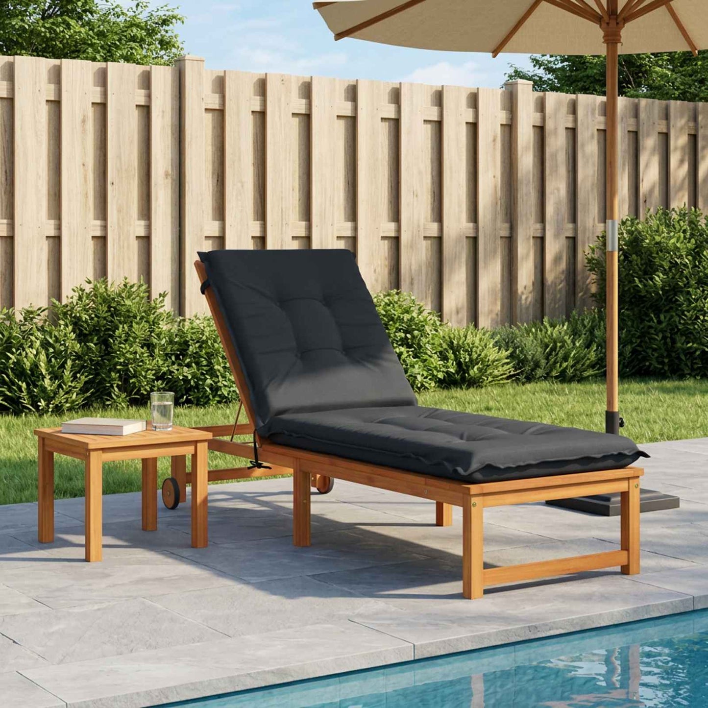 Sunlounger Cushion GEMERT 100% Polyester Dark Blue