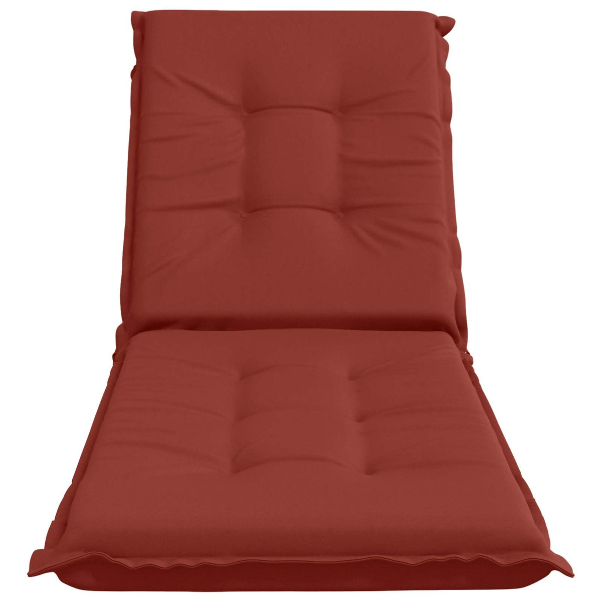 Sunlounger Cushion GEMERT 100% Polyester Red 190 x 60 x 9 cm