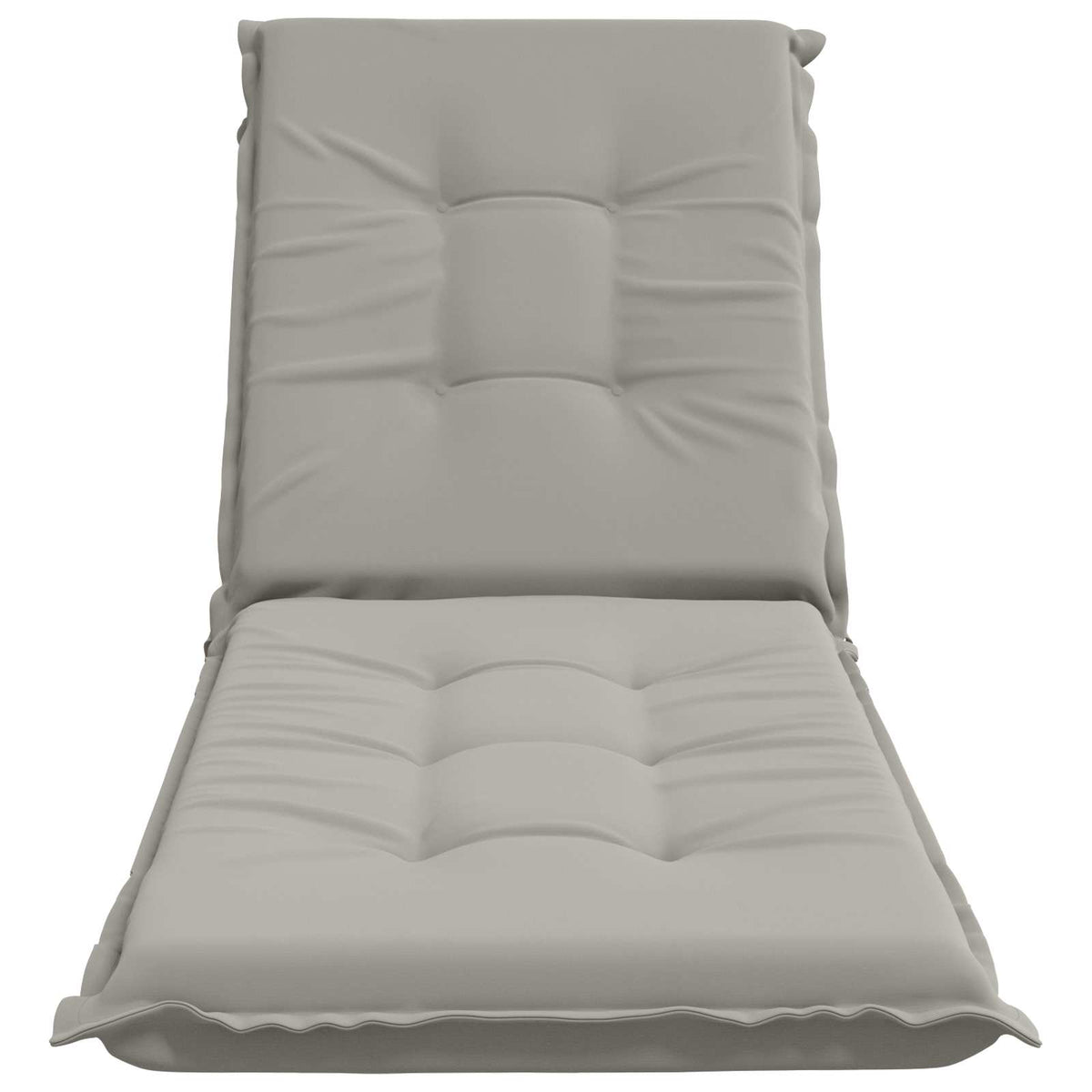 Sunlounger Cushion GEMERT 100% Polyester Grey 190 x 60 x 9 cm