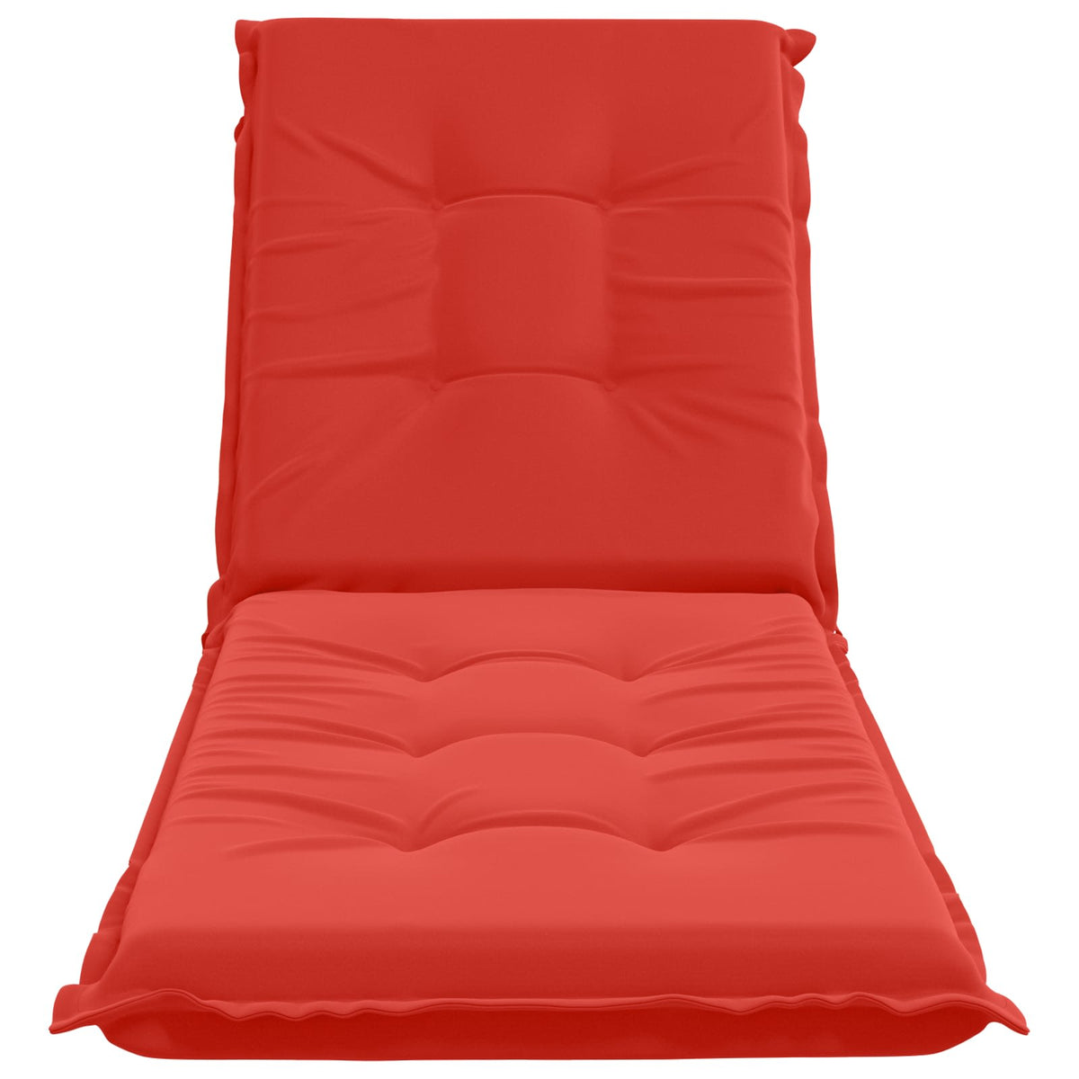 Sunlounger Cushion GEMERT 100% Polyester Red 190 x 60 x 9 cm