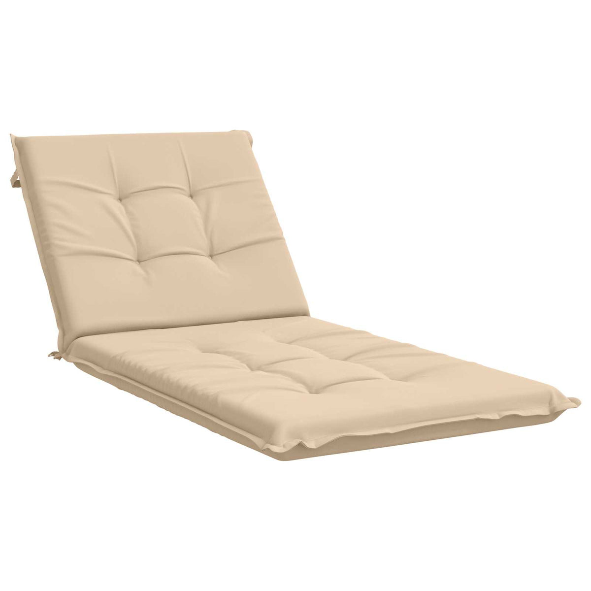 Sunlounger Cushion GEMERT 100% Polyester Cream 190 x 70 x 9 cm