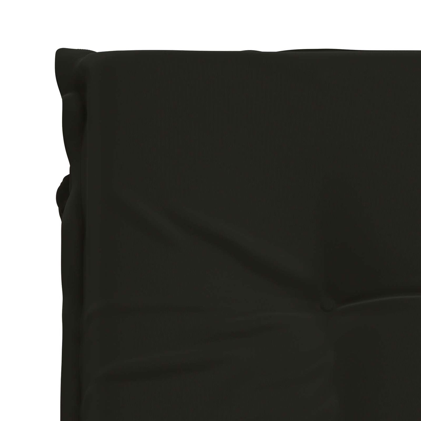 Sunlounger Cushion GEMERT 100% Polyester Black 190 x 70 x 9 cm
