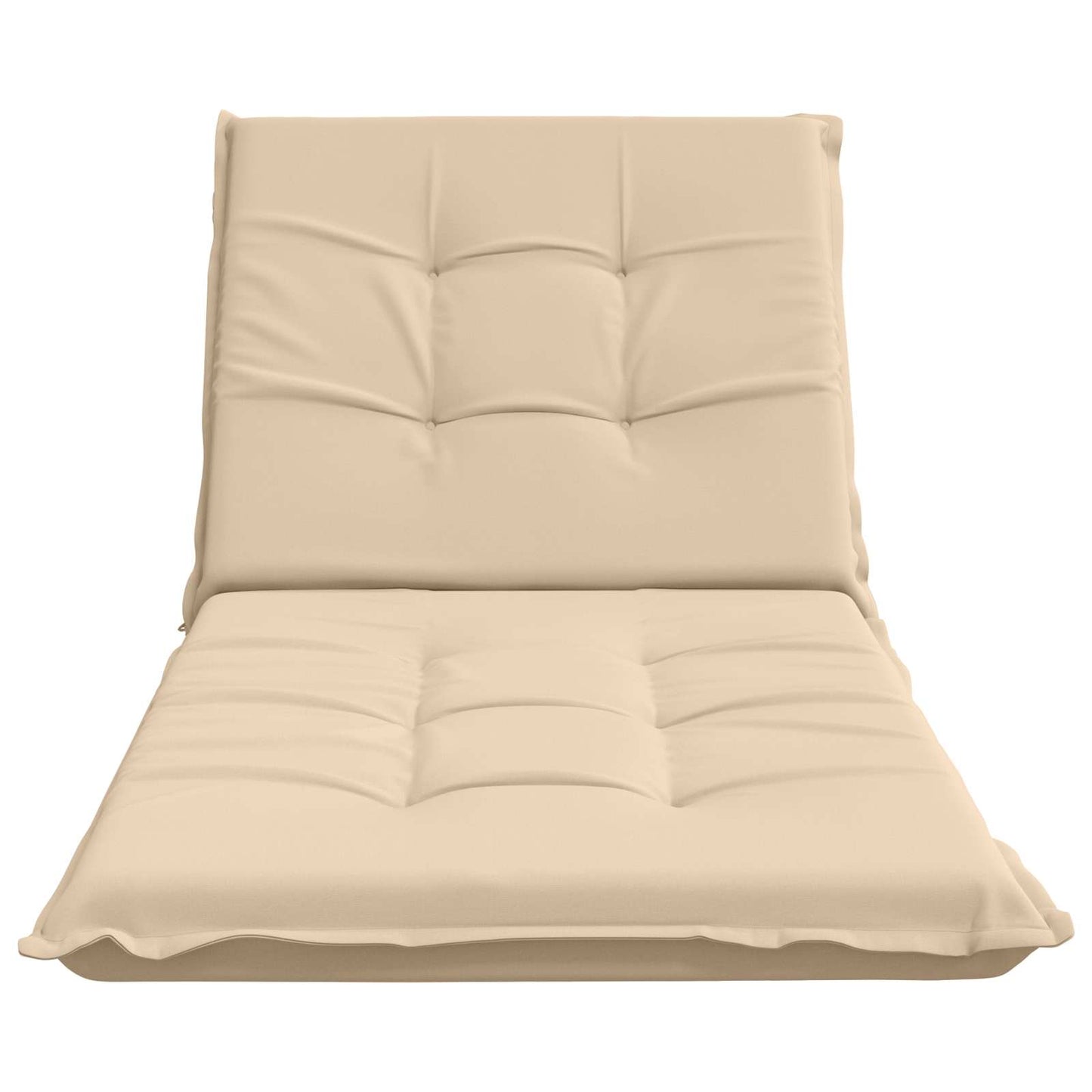 Sunlounger Cushion GEMERT 100% Polyester Cream 190 x 80 x 9 cm
