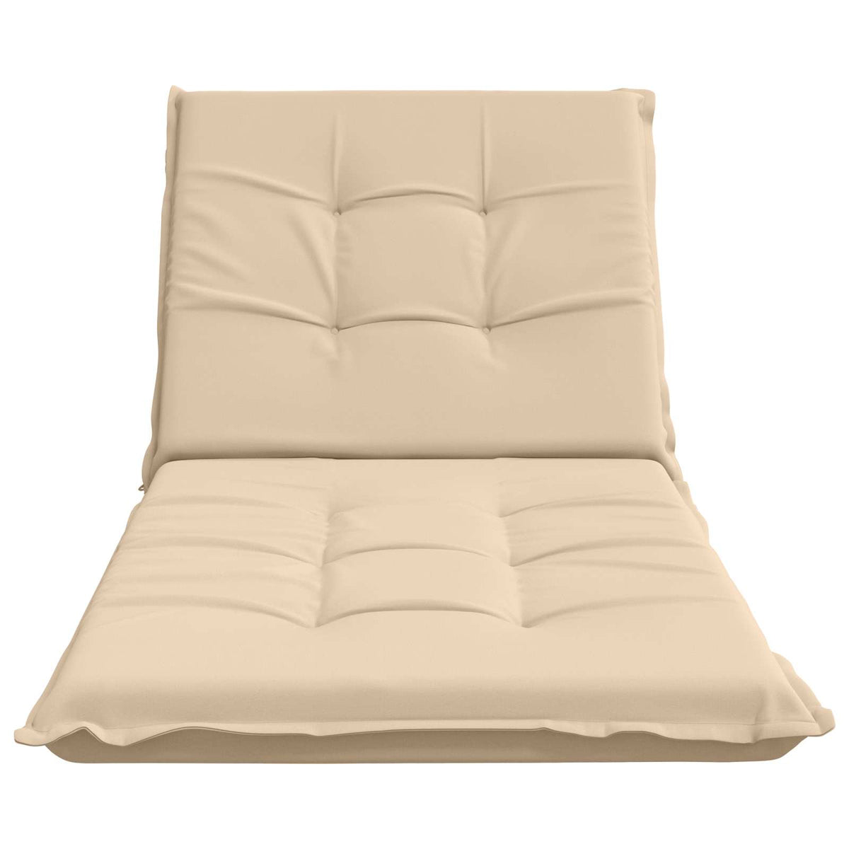 Sunlounger Cushion GEMERT 100% Polyester Cream 190 x 80 x 9 cm