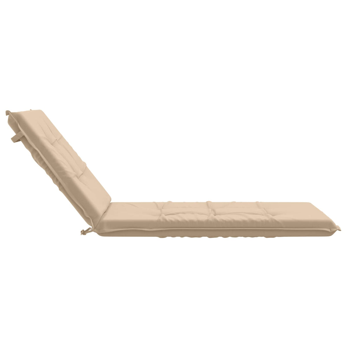 Sunlounger Cushion GEMERT 100% Polyester Cream 190 x 80 x 9 cm