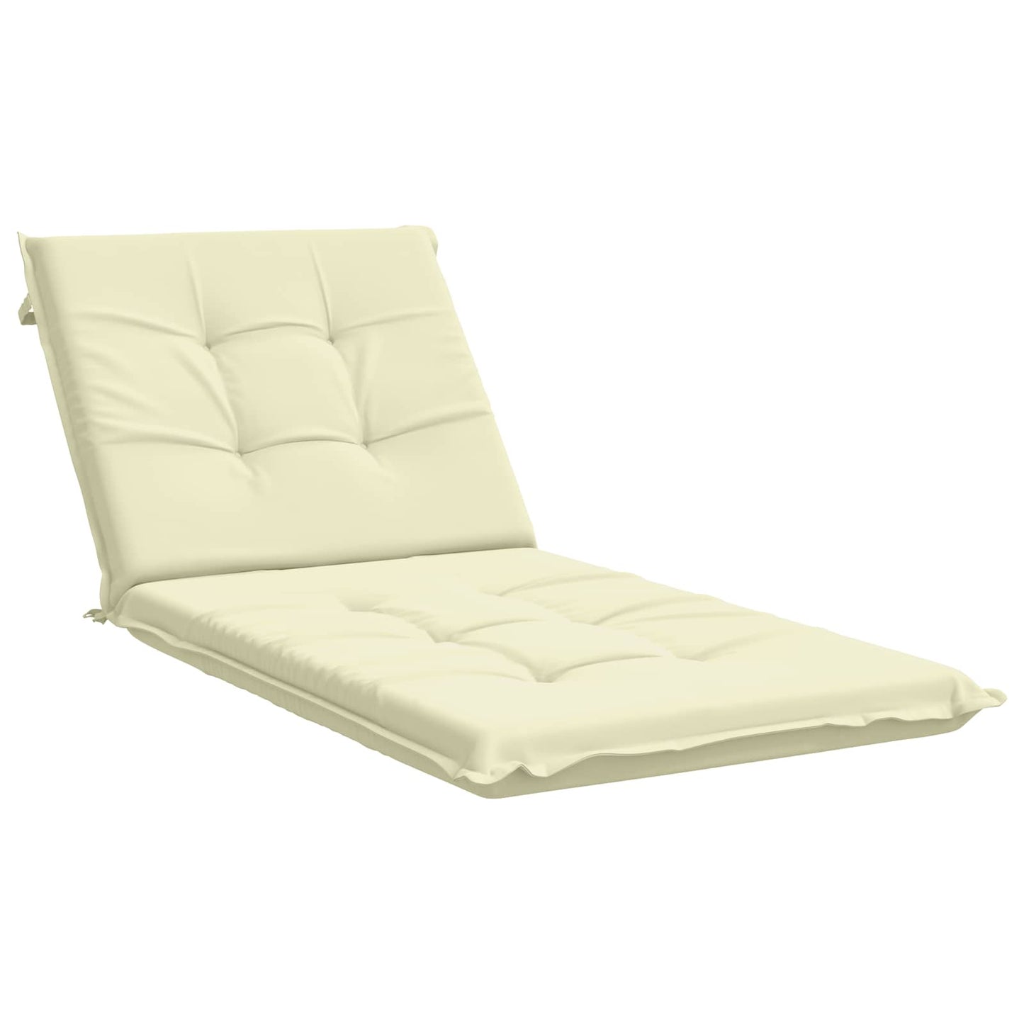 Sunlounger Cushion GEMERT 100% Polyester Cream 190 x 80 x 9 cm