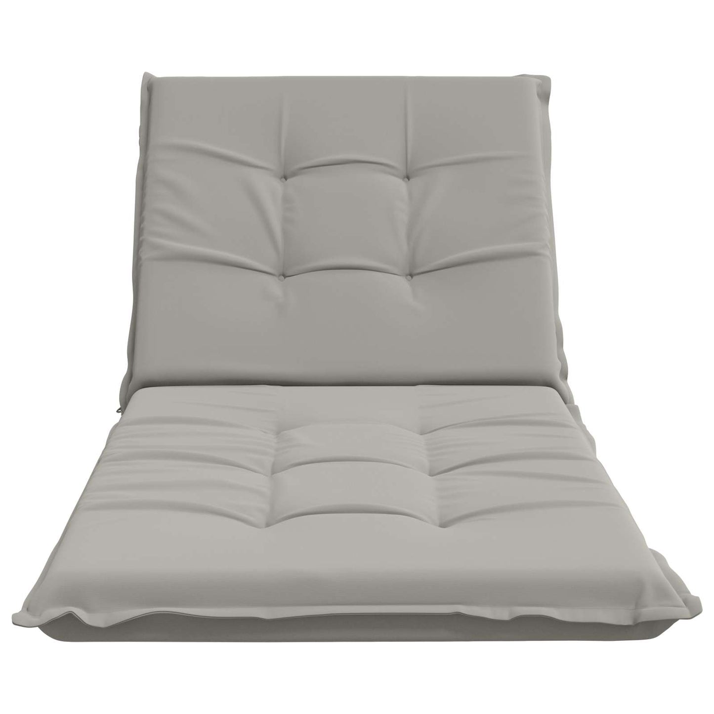 Sunlounger Cushion GEMERT 100% Polyester Grey 190 x 80 x 9 cm