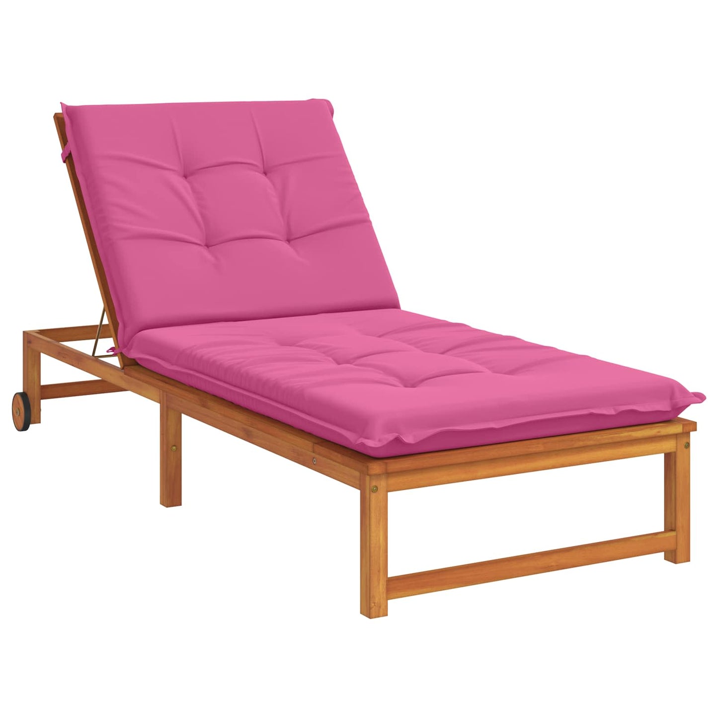 Sunlounger Cushion GEMERT 100% Polyester Pink 190 x 80 x 9 cm