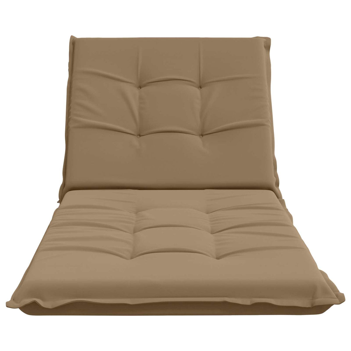 Sunlounger Cushion GEMERT 100% Polyester Taupe 190 x 80 x 9 cm