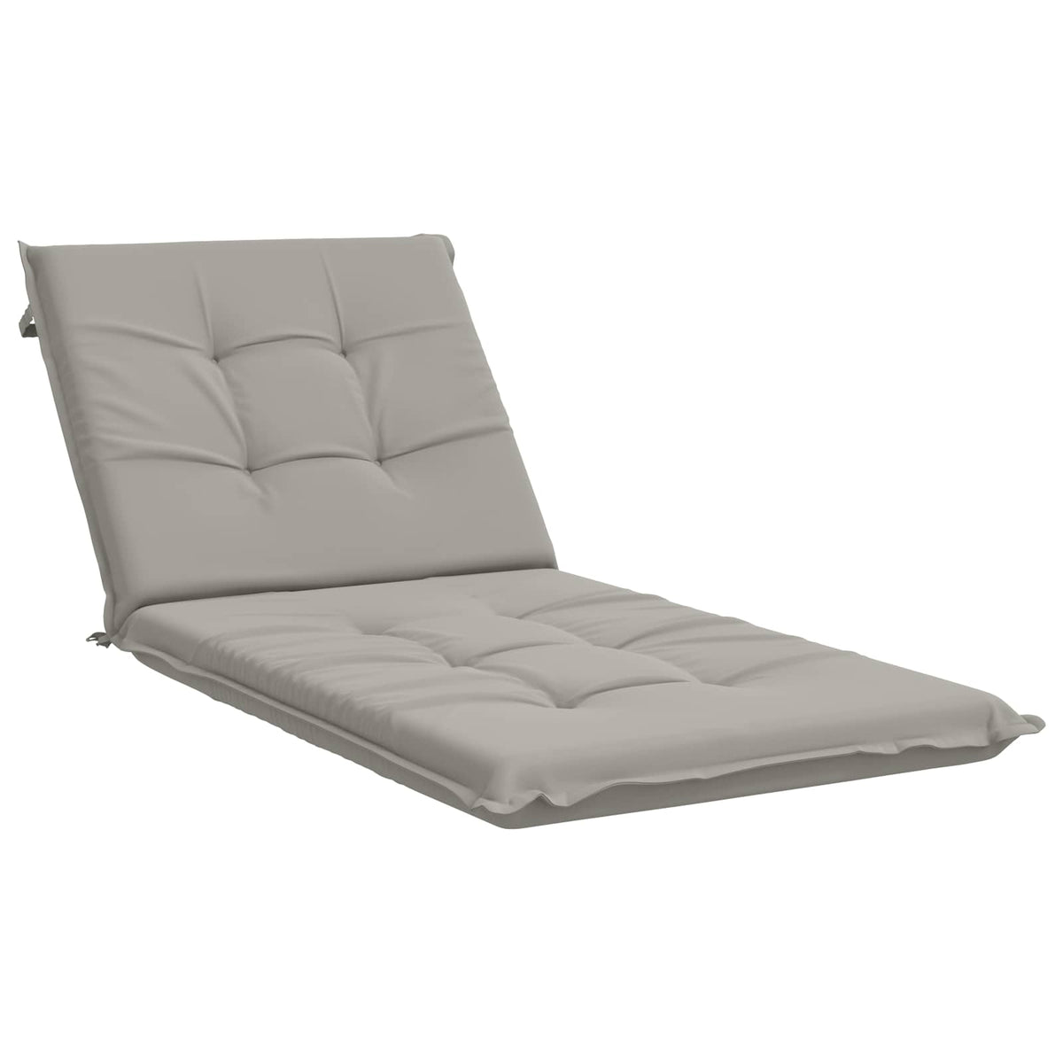 Sunlounger Cushion GEMERT 100% Polyester Grey 190 x 90 x 9 cm