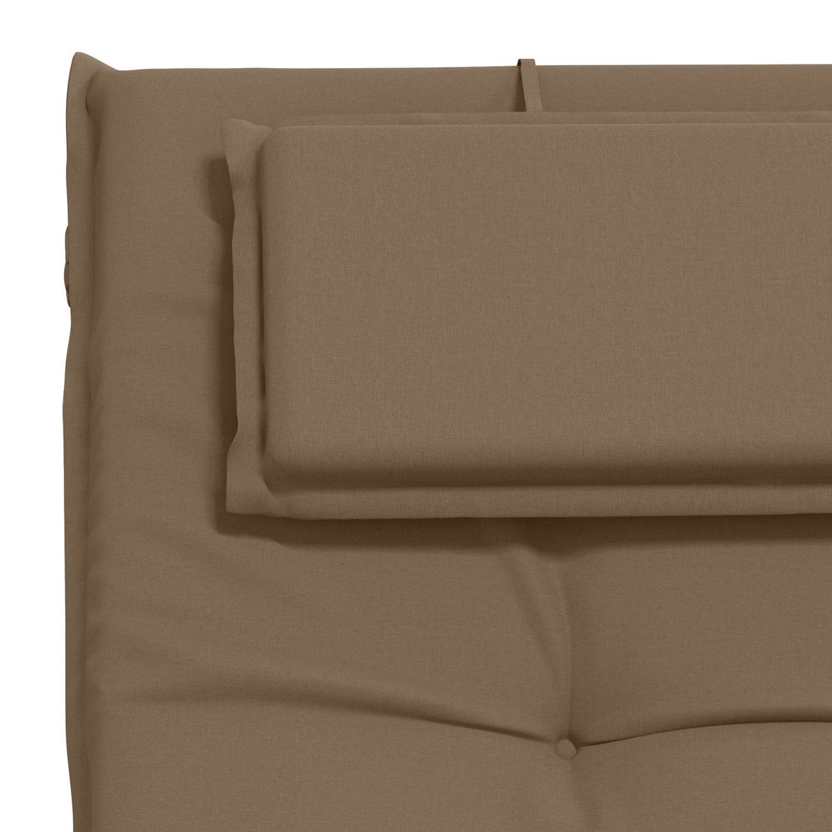 Sunlounger Cushion GEMERT 100% Polyester Taupe 190 x 50 x 9 cm