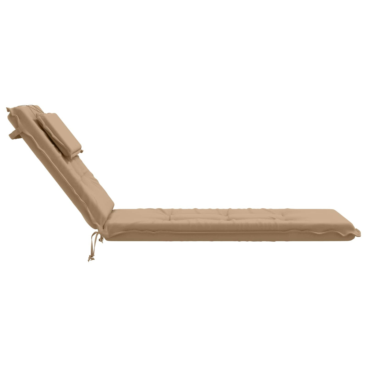 Sunlounger Cushion GEMERT 100% Polyester Sand 190 x 50 x 9 cm