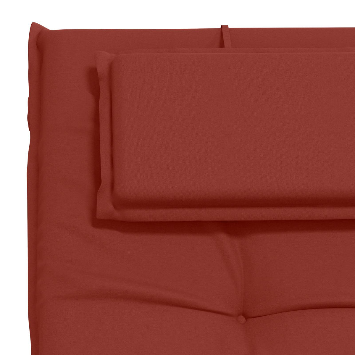Sunlounger Cushion GEMERT 100% Polyester Red 190 x 50 x 9 cm