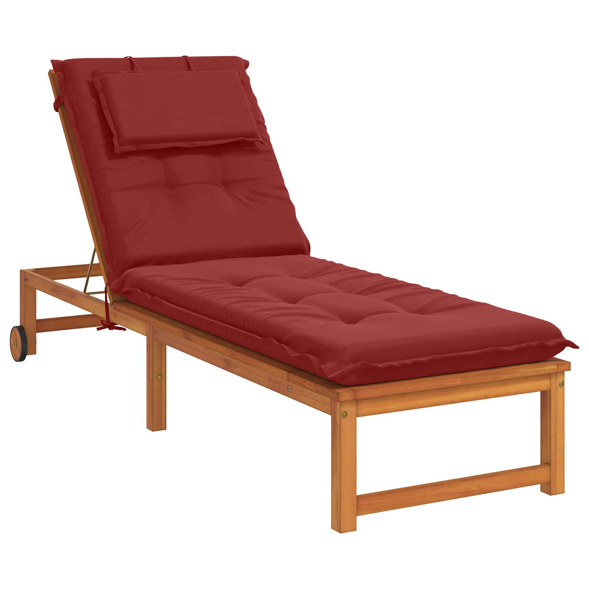 Sunlounger Cushion GEMERT 100% Polyester Wine Red