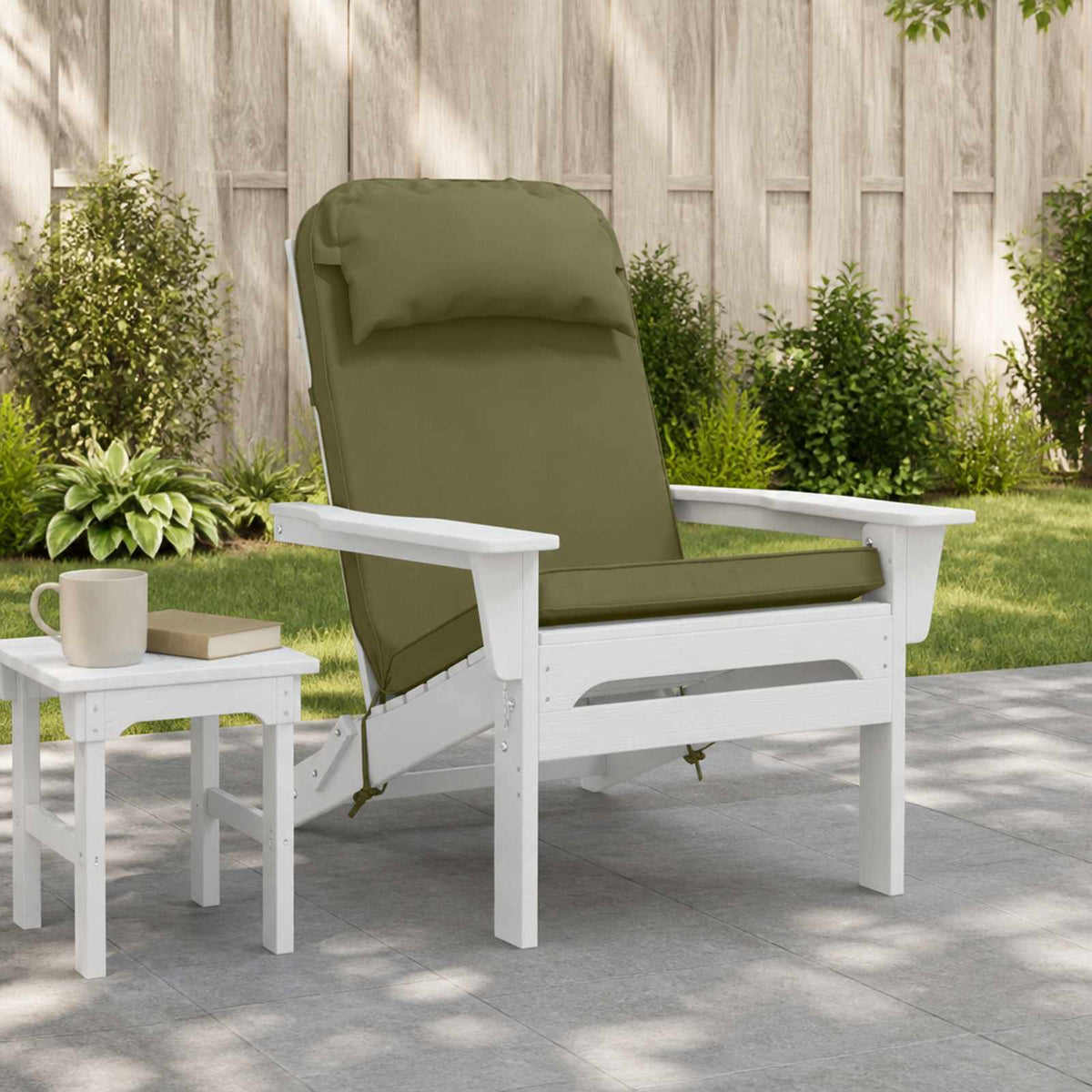Adirondack Chair Cushion 100% Polyester Olive Green