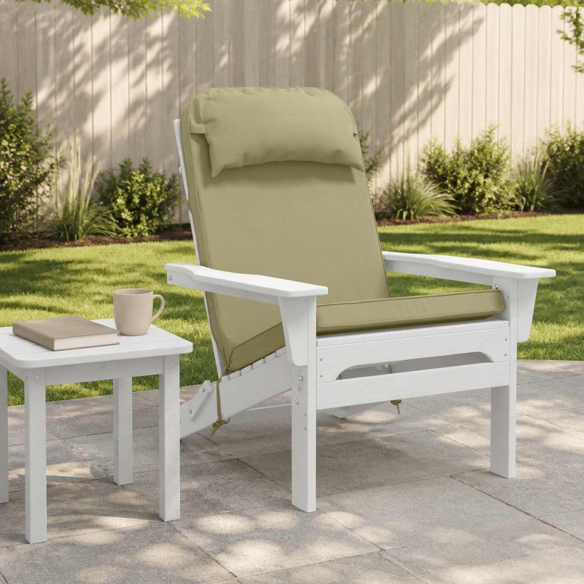 Adirondack Chair Cushion 100% Polyester Light Green