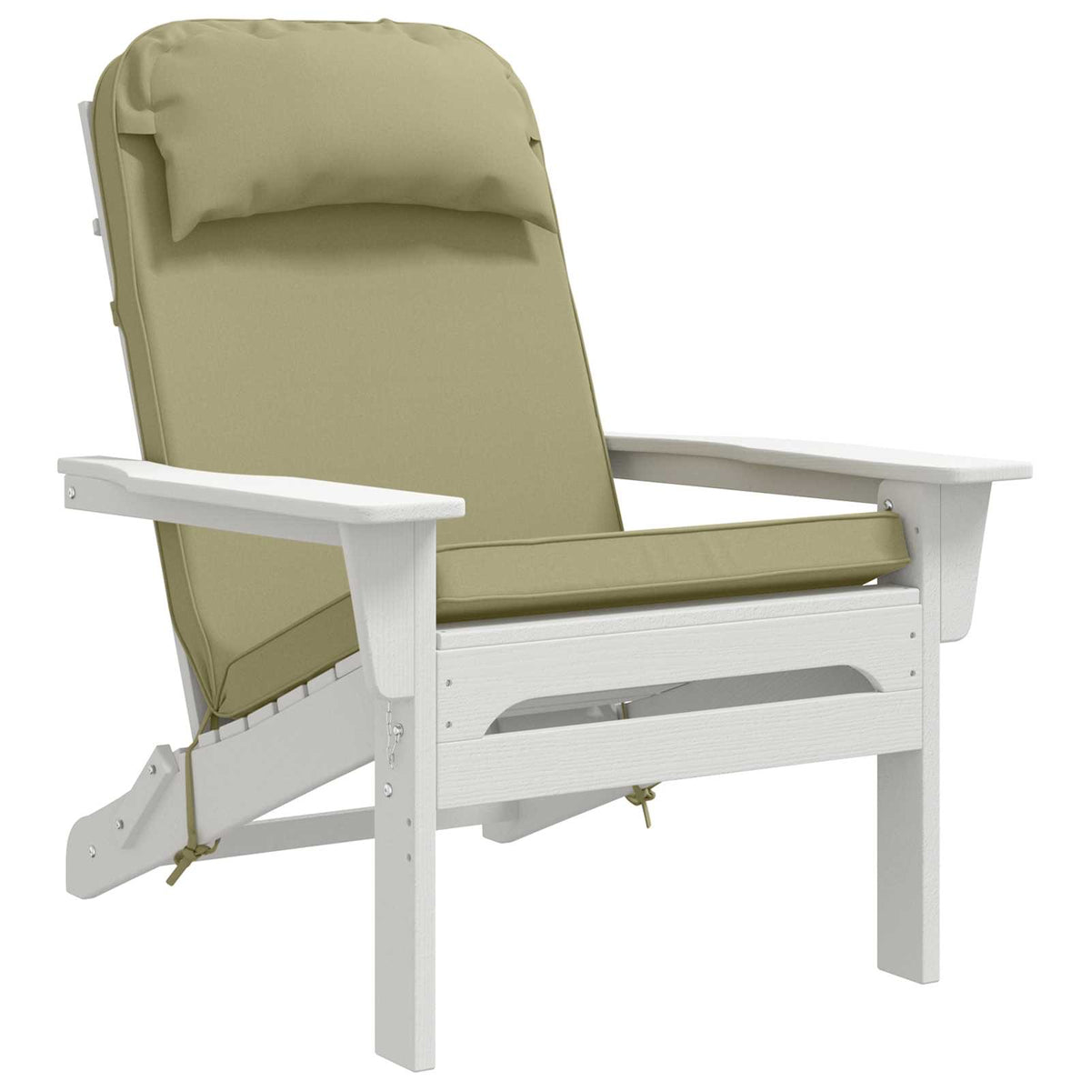 Sun Lounger Cushion 100% Polyester Light Green 55 x 124 x 5 cm