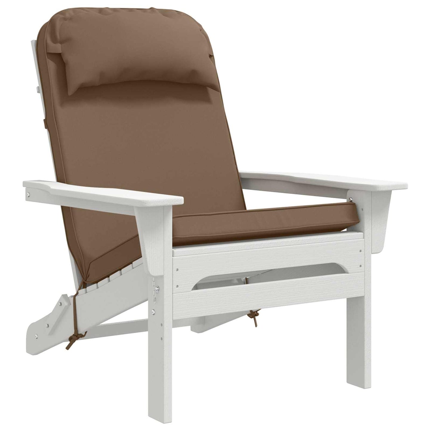 Sun Lounger Cushion 100% Polyester Taupe 55 x 124 x 5 cm
