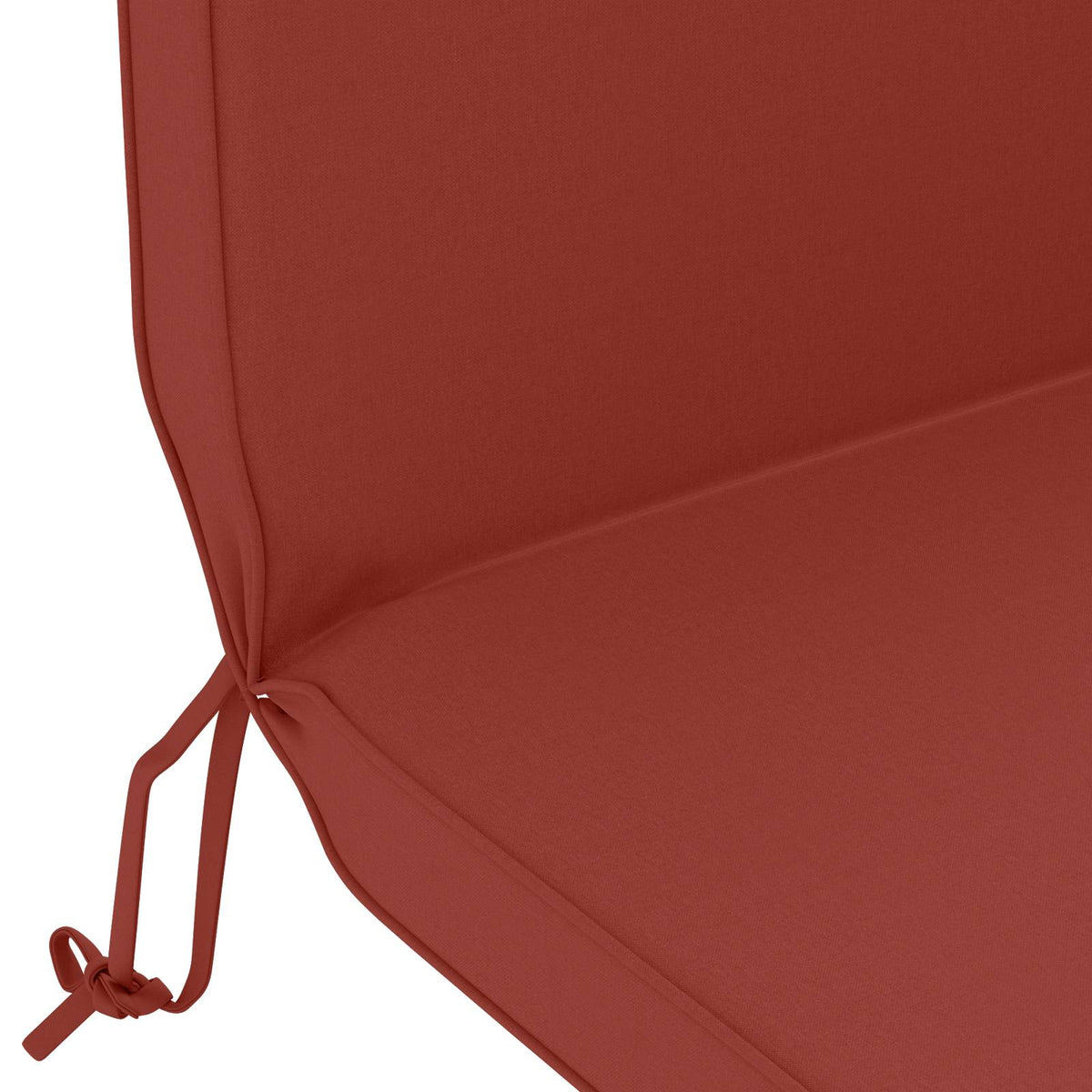 Sun Lounger Cushion 100% Polyester Red 55 x 124 x 5 cm