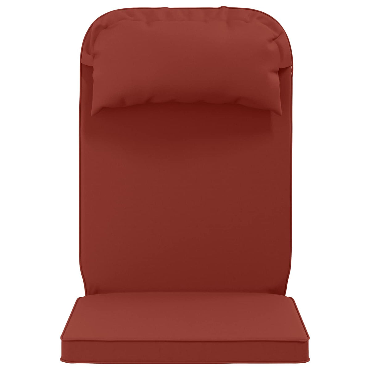 Sun Lounger Cushion 100% Polyester Red 55 x 124 x 5 cm