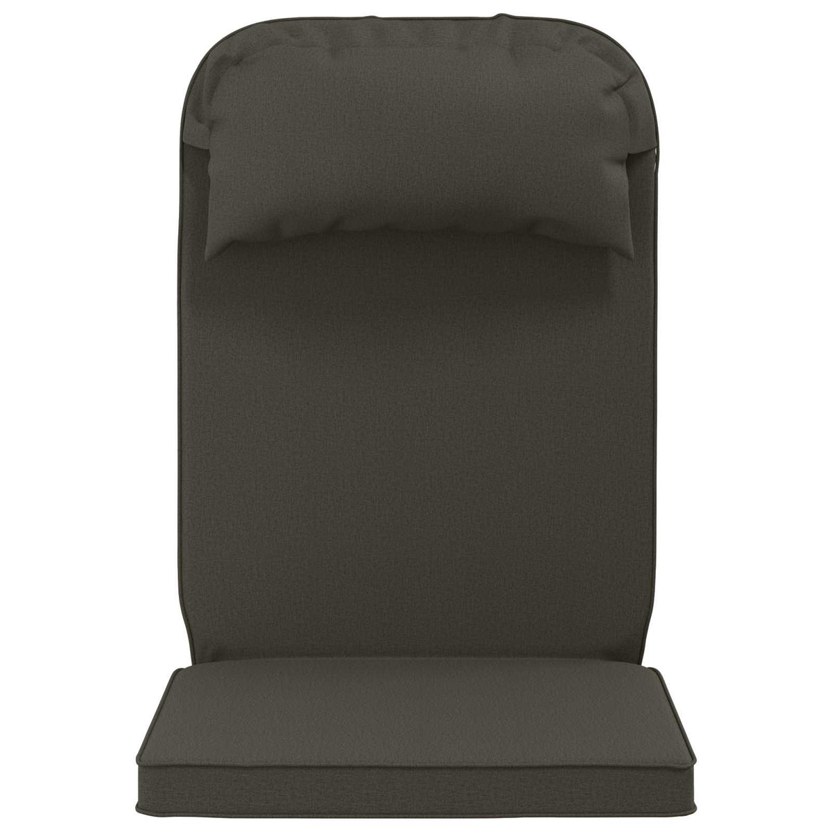 Sun Lounger Cushion 100% Polyester Anthracite 55 x 124 x 5 cm