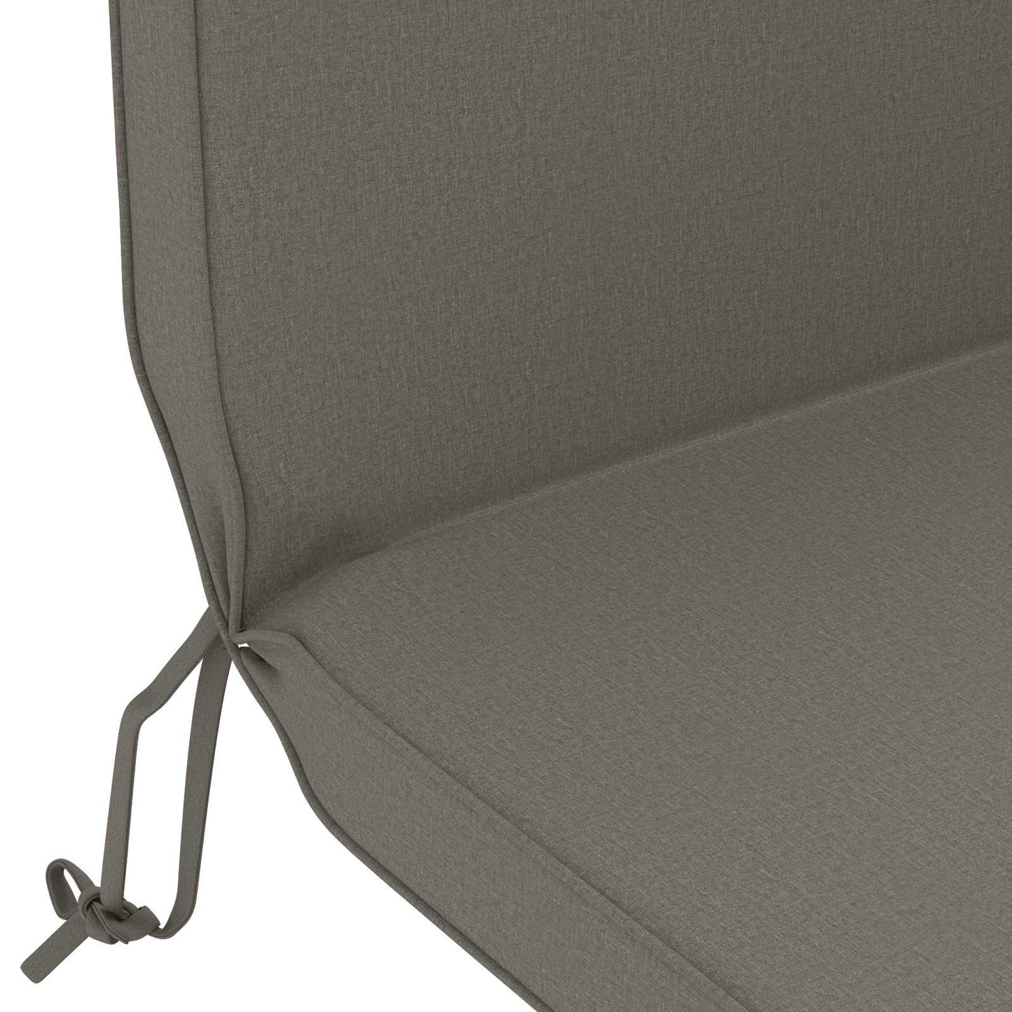 Sun Lounger Cushion 100% Polyester Grey 55 x 124 x 5 cm