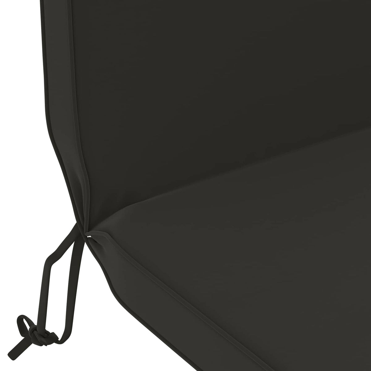 Adirondack Chair Cushion 100% Polyester Black 124 x 55 x 5 cm
