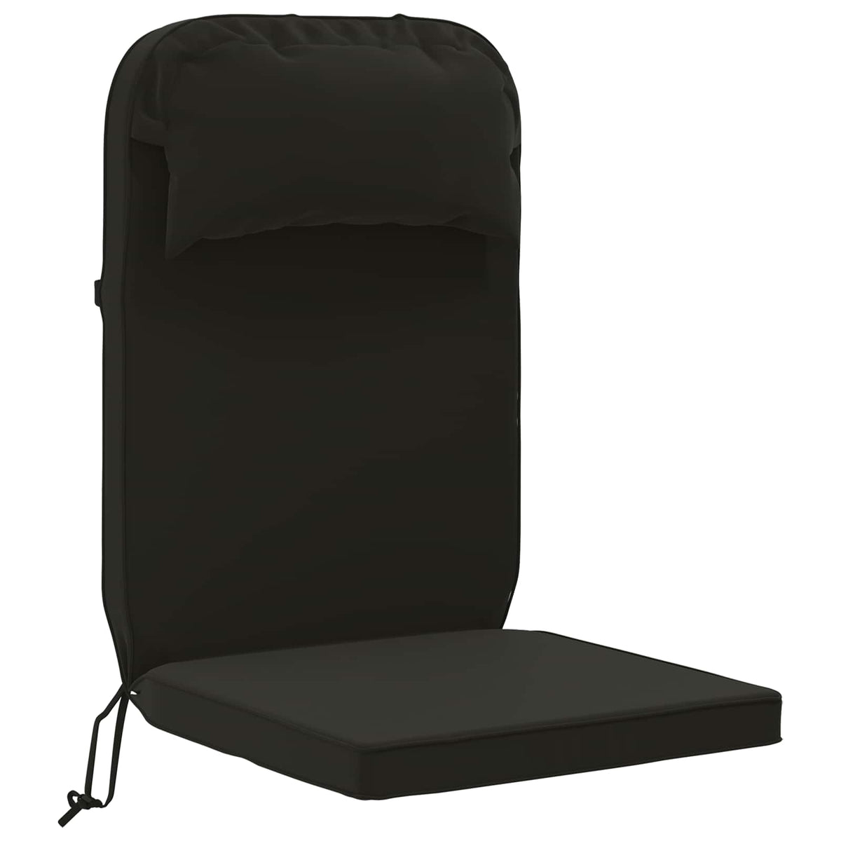 Adirondack Chair Cushion 100% Polyester Black 124 x 55 x 5 cm