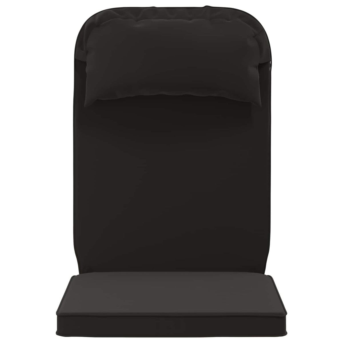 Adirondack Chair Cushion 100% Polyester Black 124 x 55 x 5 cm