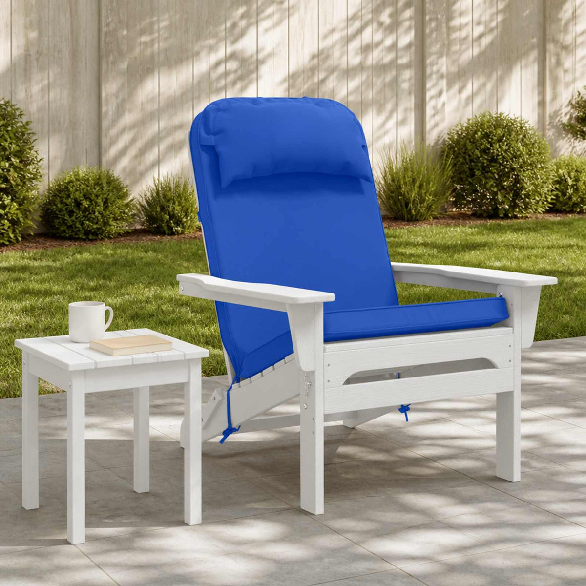 Adirondack Chair Cushion 100% Polyester Royal Blue
