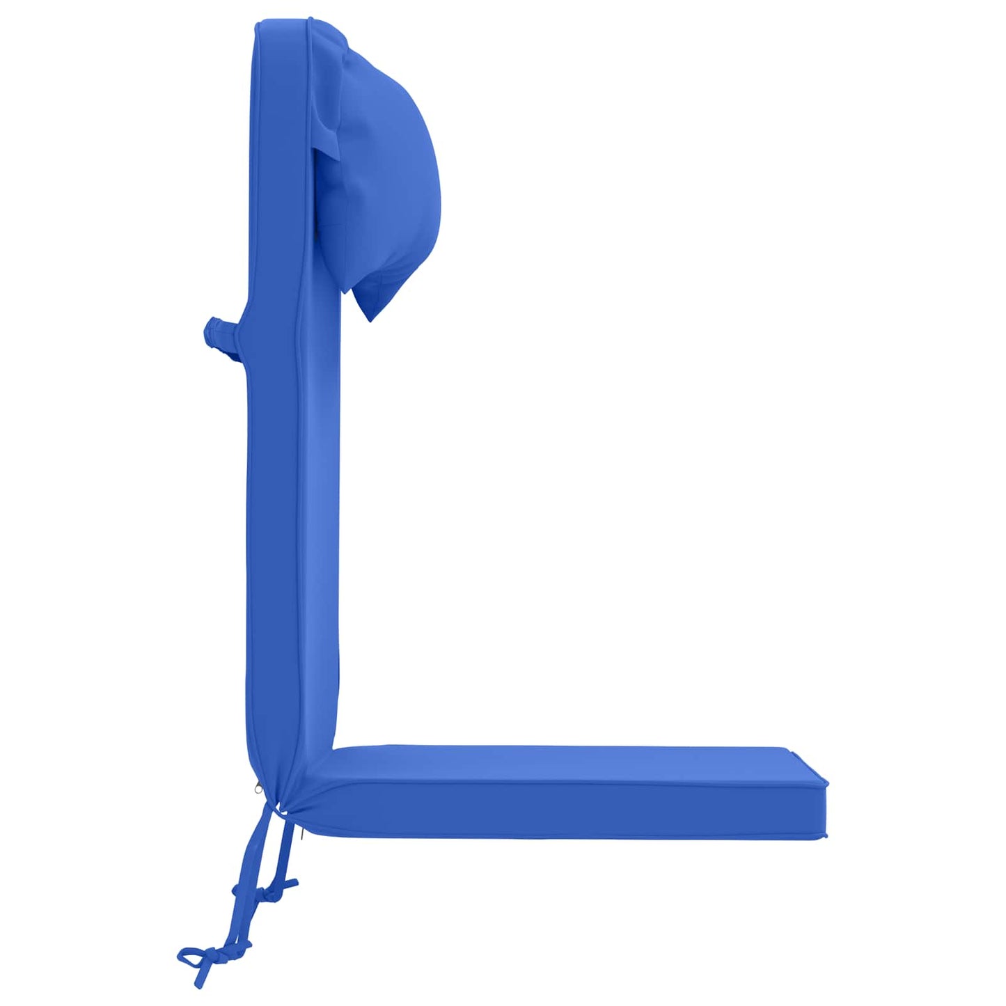 Sun Lounger Cushion 100% Polyester Royal Blue 55 x 124 x 5 cm