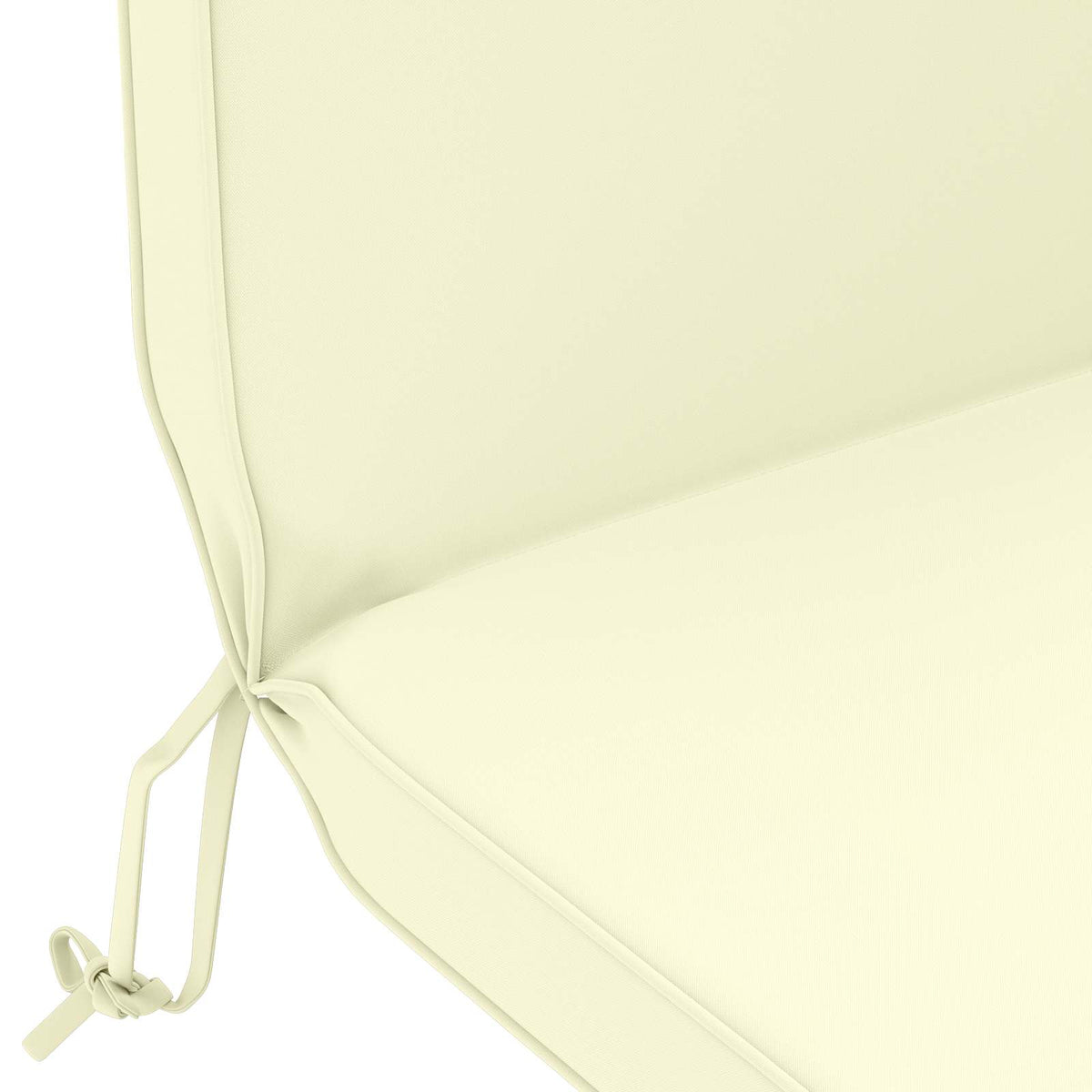 Adirondack Chair Cushion 100% Polyester Cream 124 x 55 x 5 cm