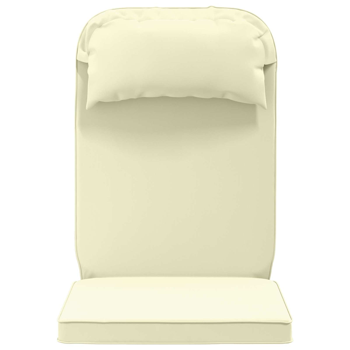 Adirondack Chair Cushion 100% Polyester Cream 124 x 55 x 5 cm