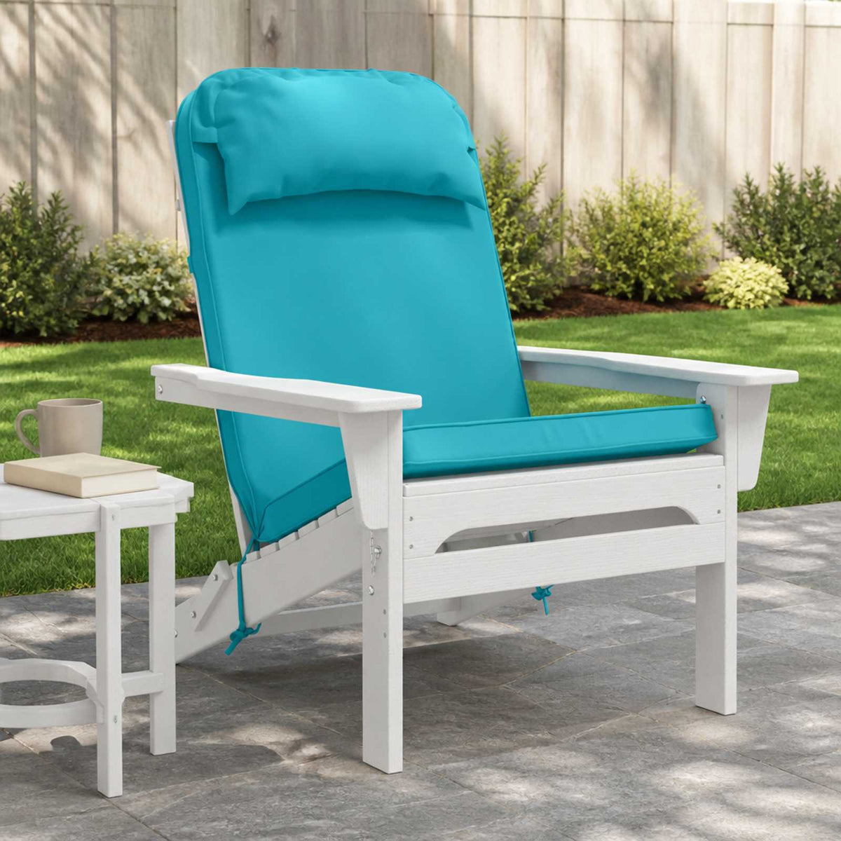 Adirondack Chair Cushion 100% Polyester Turquoise