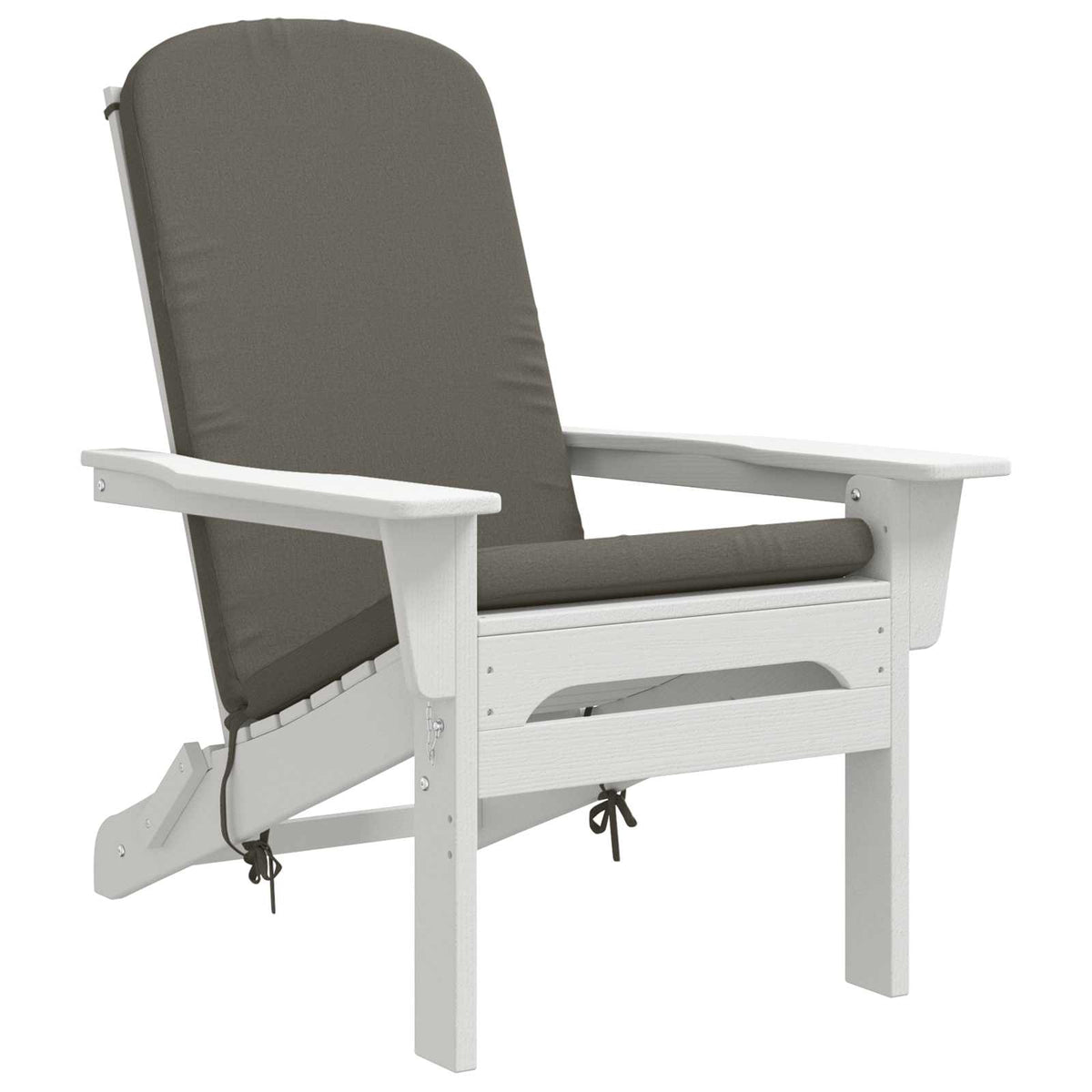 Sun Lounger Cushion GEMERT 100% Polyester Grey 47 x 131 x 5 cm