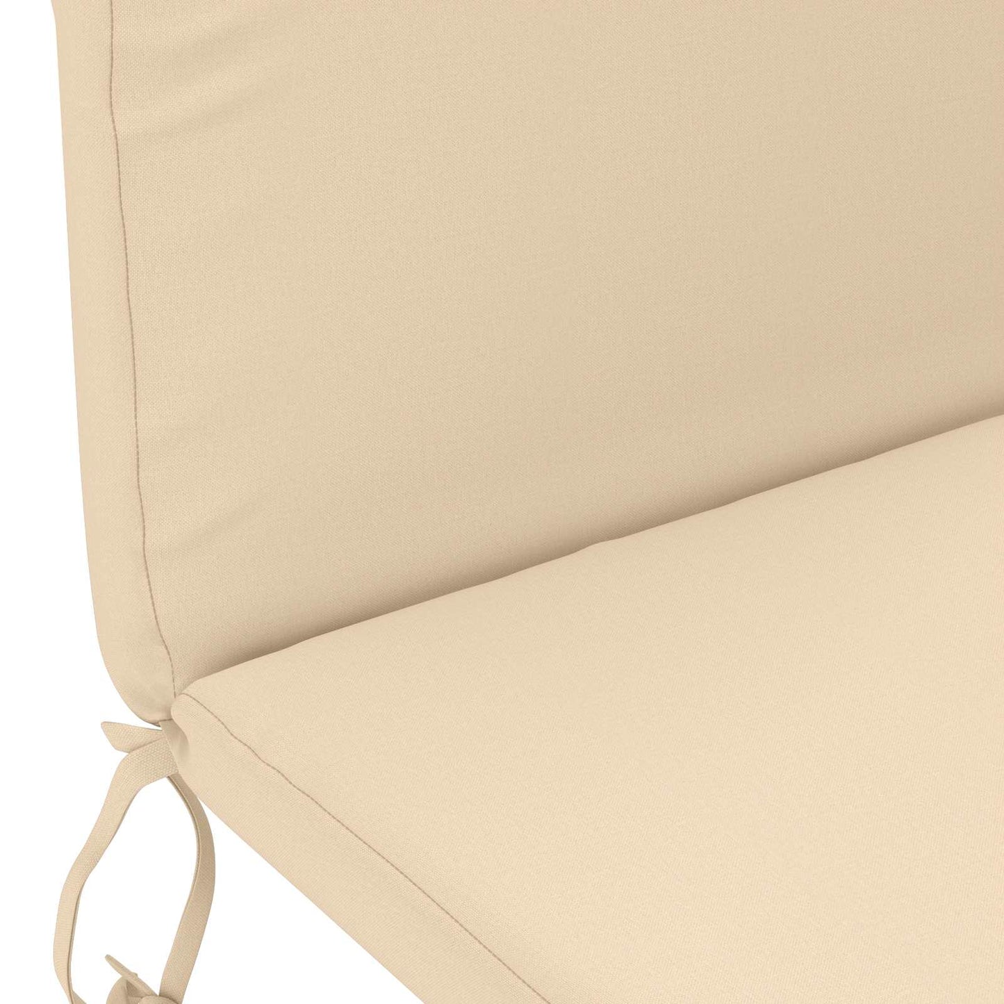 Sun Lounger Cushion GEMERT 100% Polyester Cream 47 x 131 x 5 cm