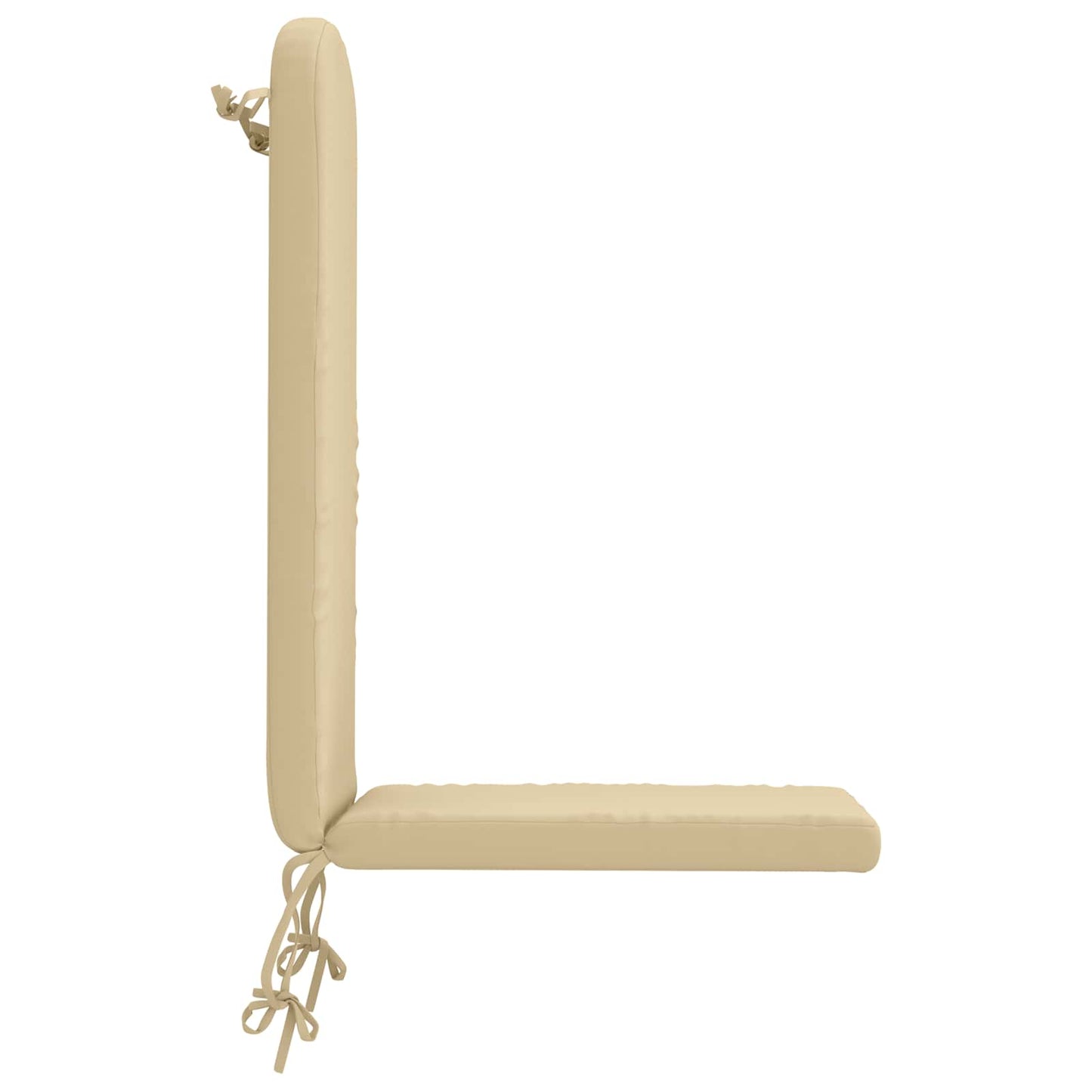 Sun Lounger Cushion GEMERT 100% Polyester Beige 47 x 131 x 5 cm