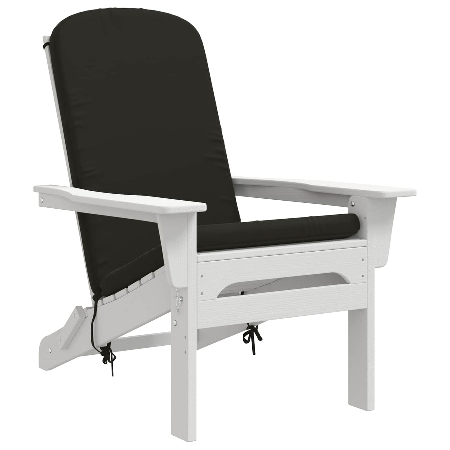 Sun Lounger Cushion GEMERT 100% Polyester Black 47 x 131 x 5 cm