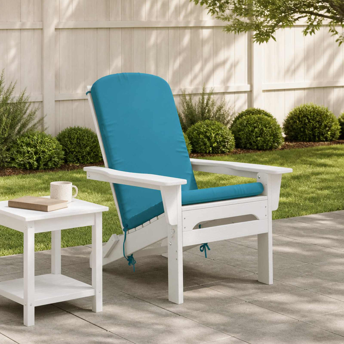 Sun Lounger Cushion GEMERT 100% Polyester Light Blue