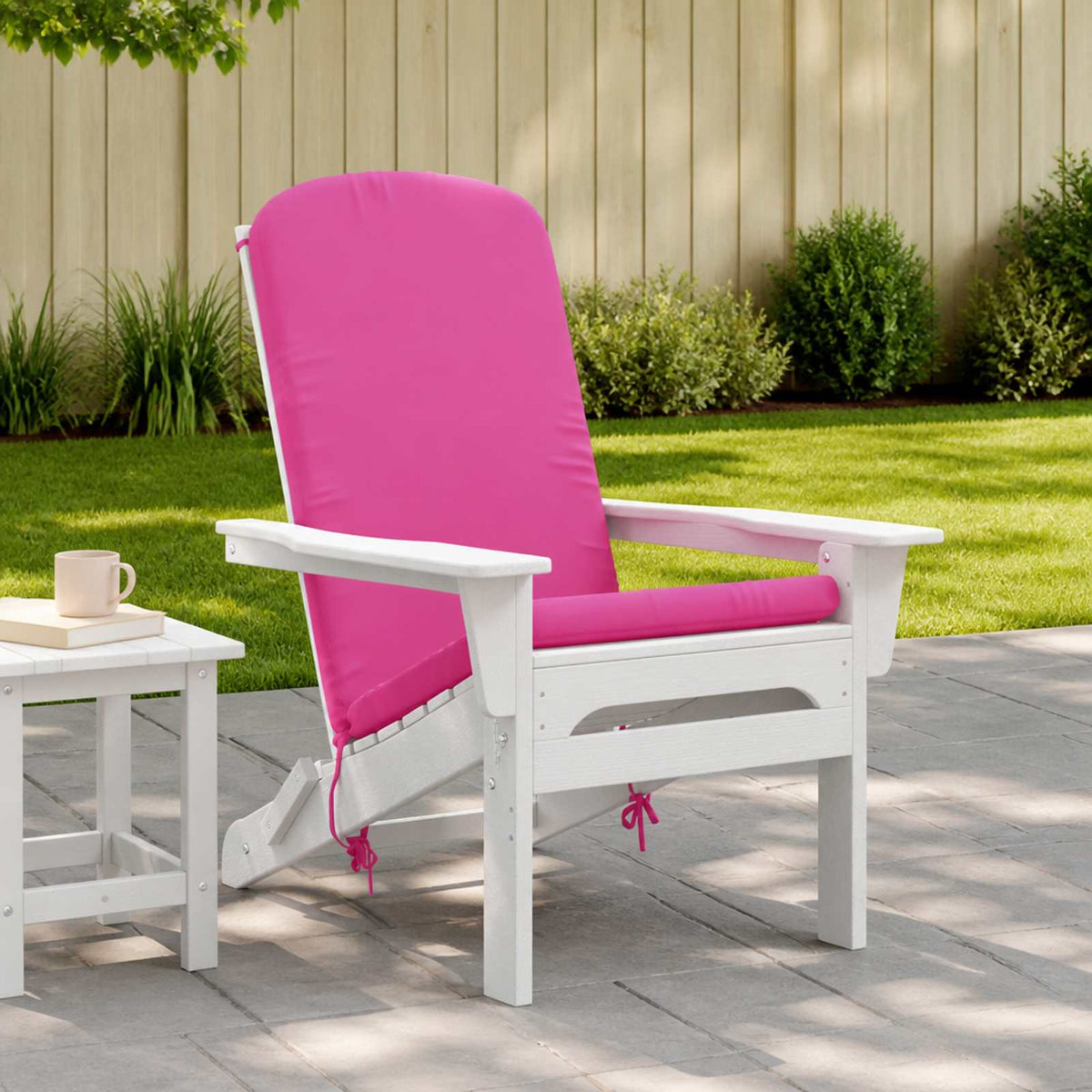 Sun Lounger Cushion GEMERT 100% Polyester Pink 47 x 131 x 5 cm