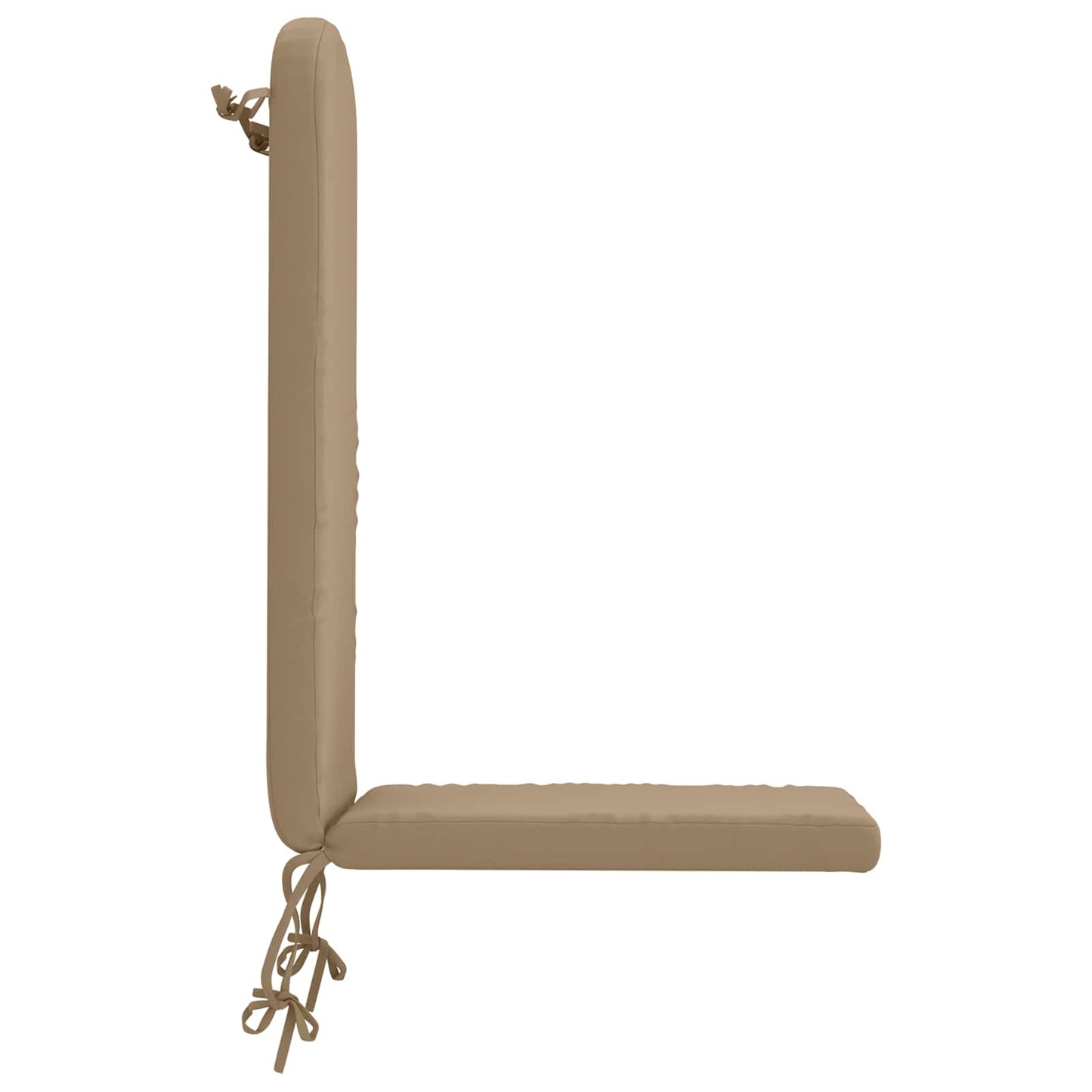 Sun Lounger Cushion GEMERT 100% Polyester Taupe 47 x 131 x 5 cm