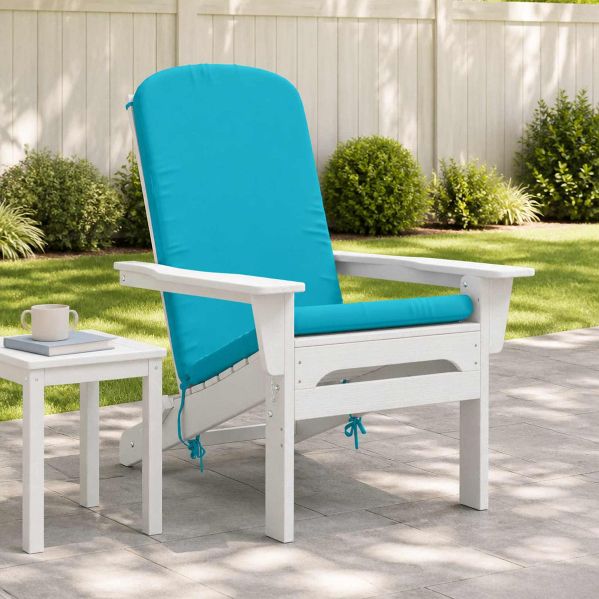 Sun Lounger Cushion GEMERT 100% Polyester Turquoise